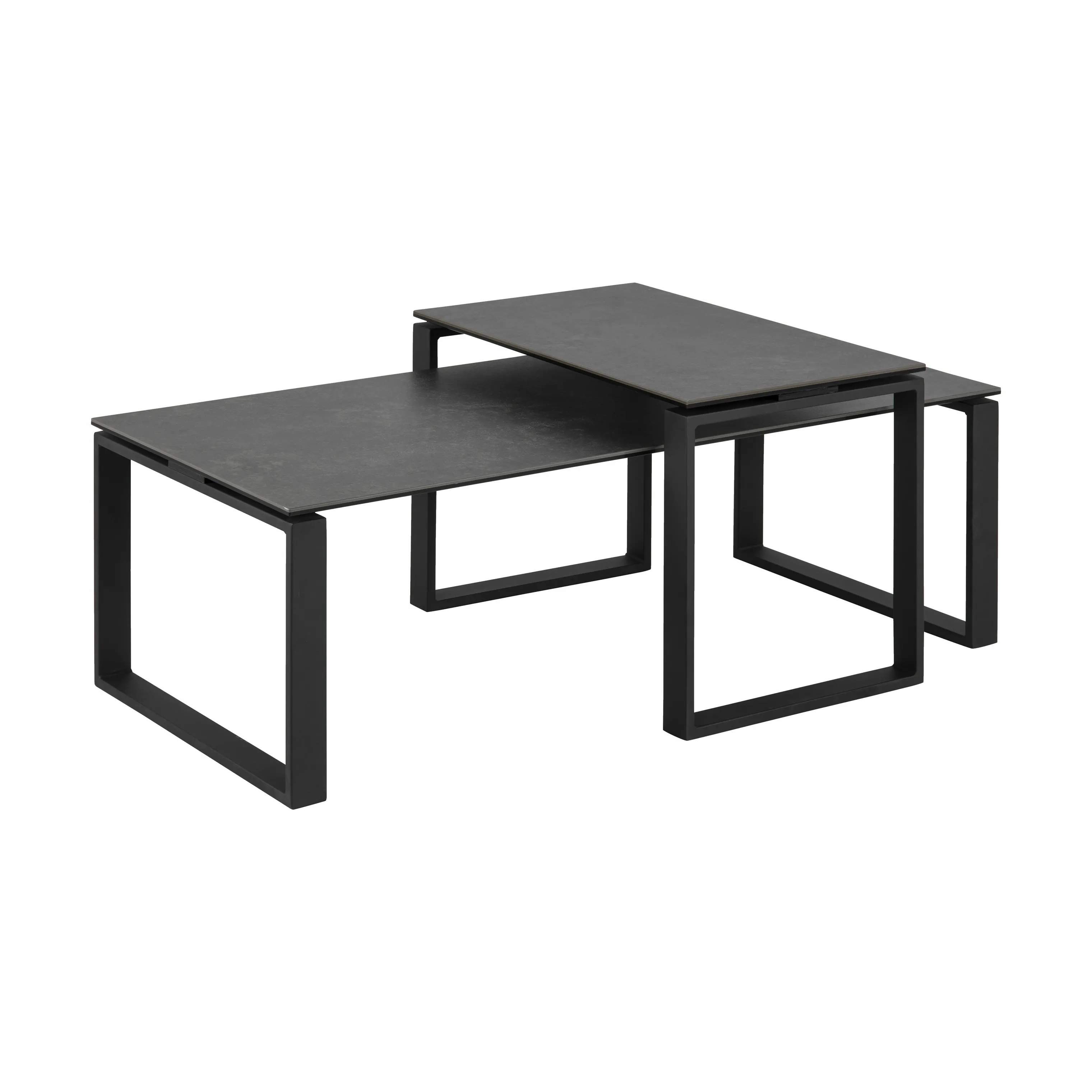 CASA Living Sofaborde Katrine Sofabordssæt - 2 stk i Sort Fairbanks/sort, 4