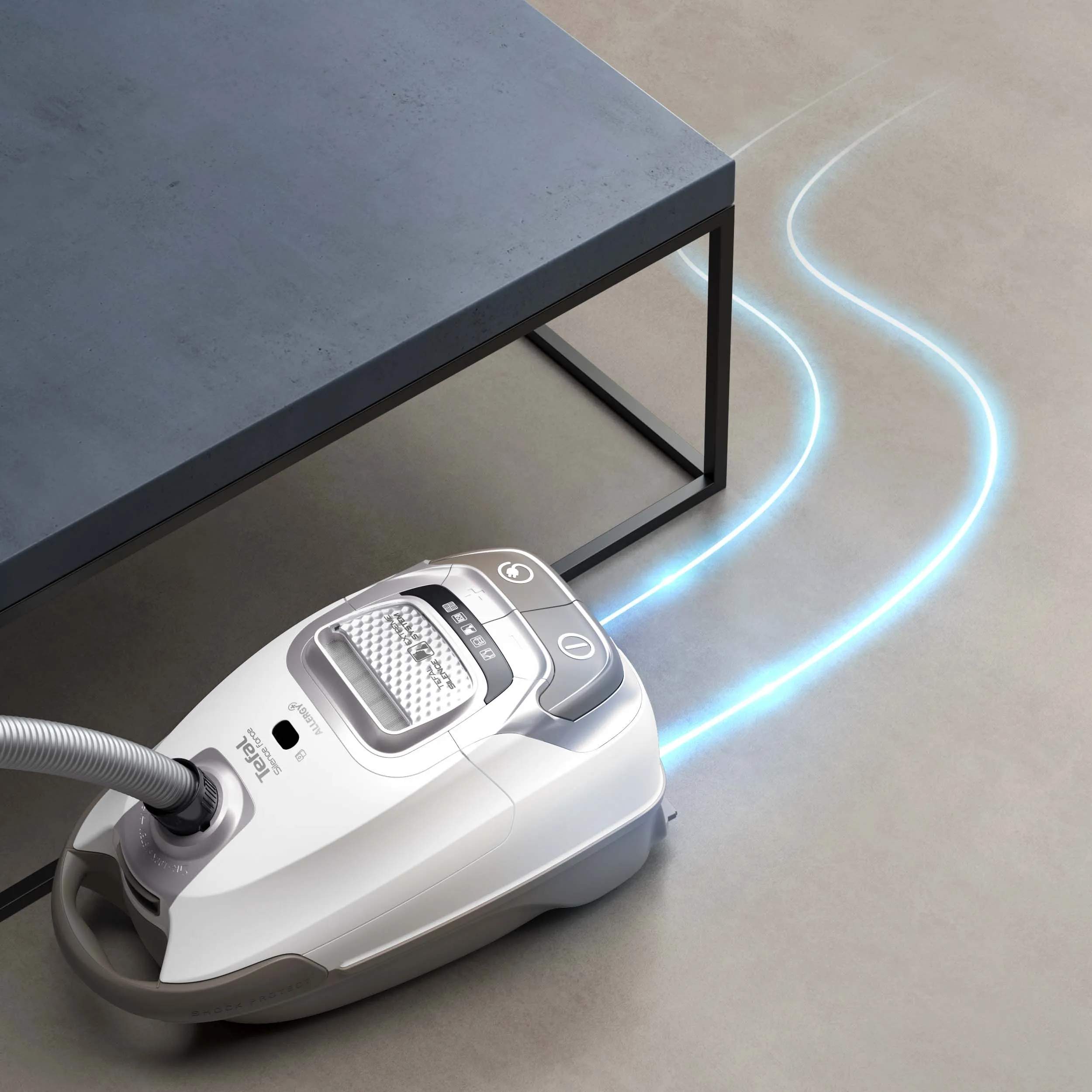 Tefal Støvsugere Silence Force Total Clean Animal Støvsuger i Hvid/sølv, 11