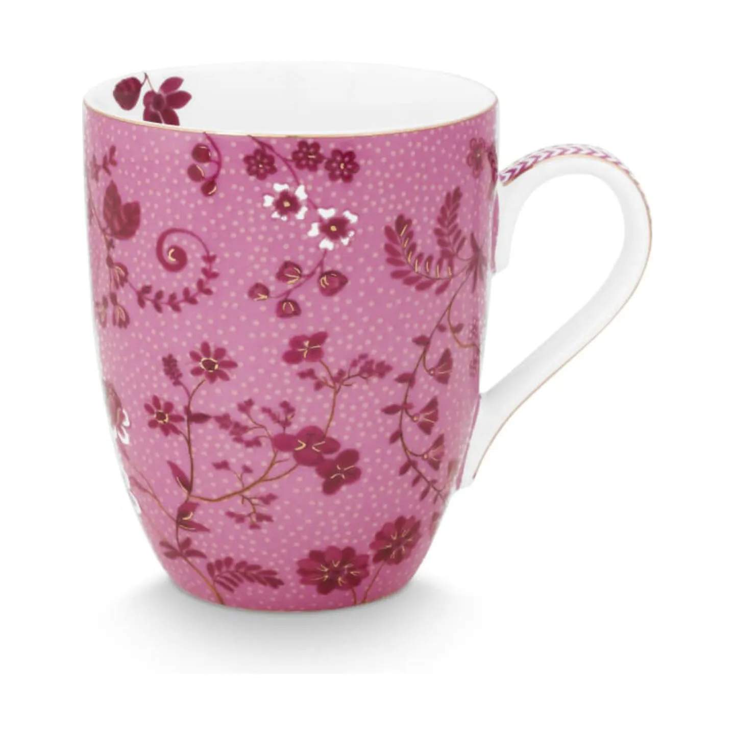 PIP Studio Krus og kopper med hank Jolie Flowers Krus i 35 cl, 1