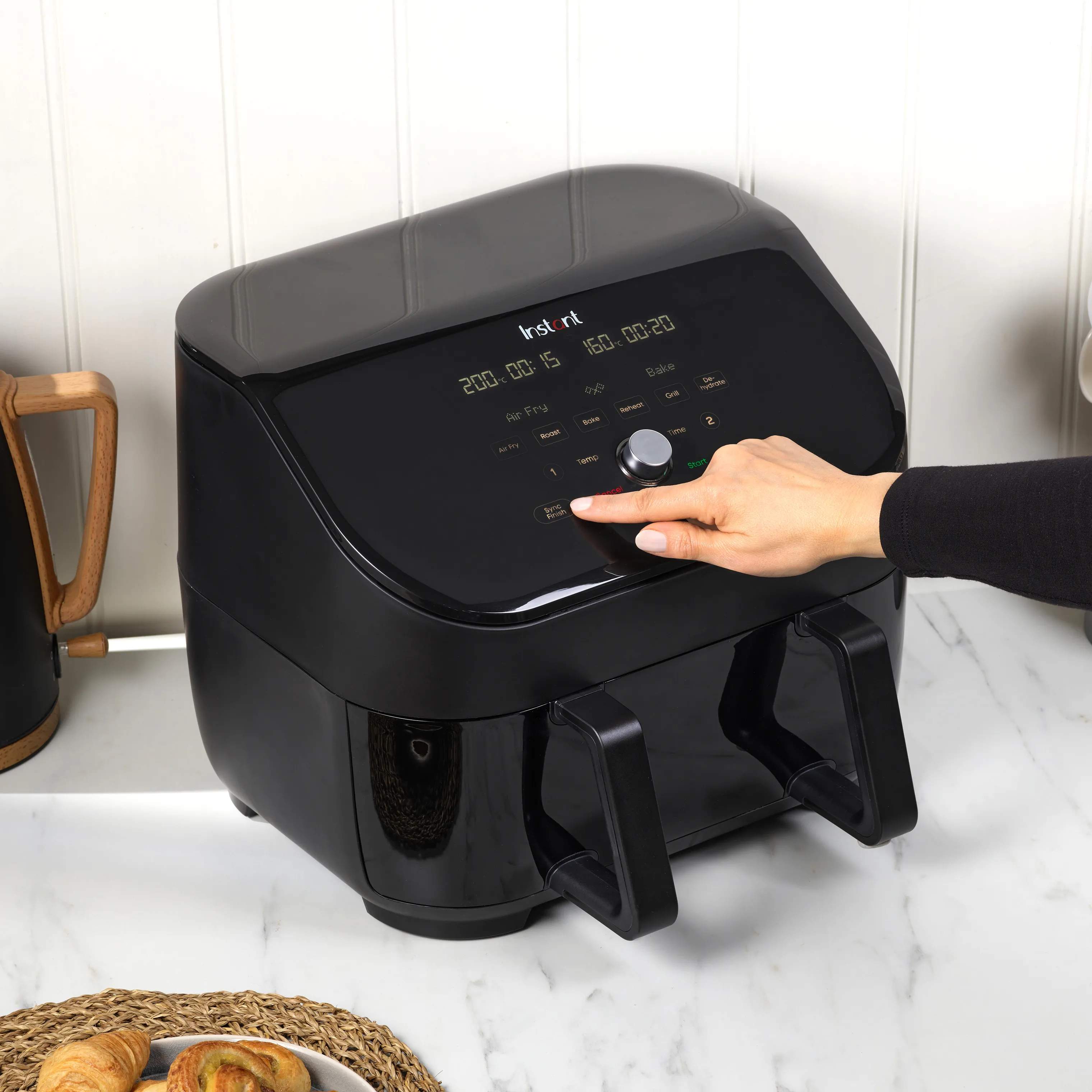 Instant Airfryers Vortex Plus VersaZone Airfryer i Black, 3