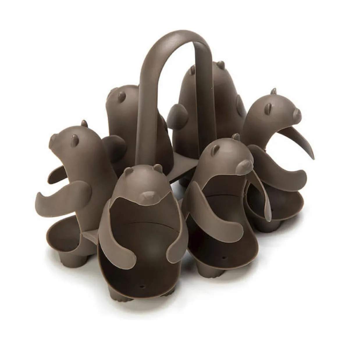 Peleg Design Æggedelere og øvrigt udstyr til æg Eggbears Æggeholder i Brun, 4
