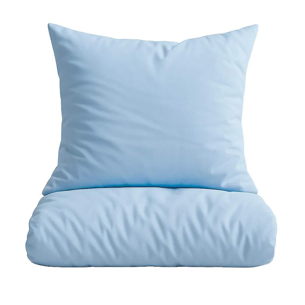 omhu Sengetøj Percale OMHU Percale Sengetøj i Lys Blå, B140 x L220 cm, 1