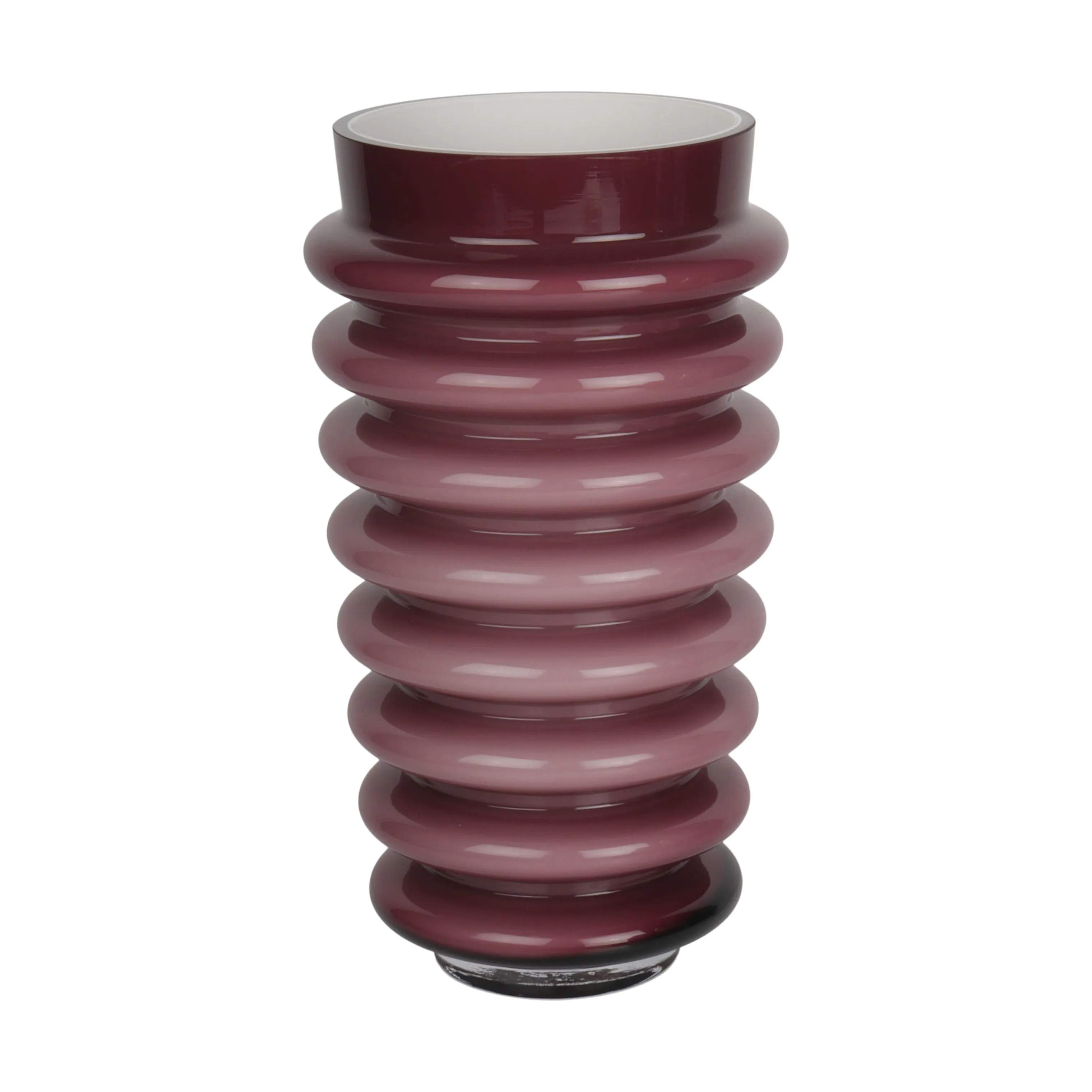 CASA Living Vaser Vase i Lys bordeaux/opal, 1