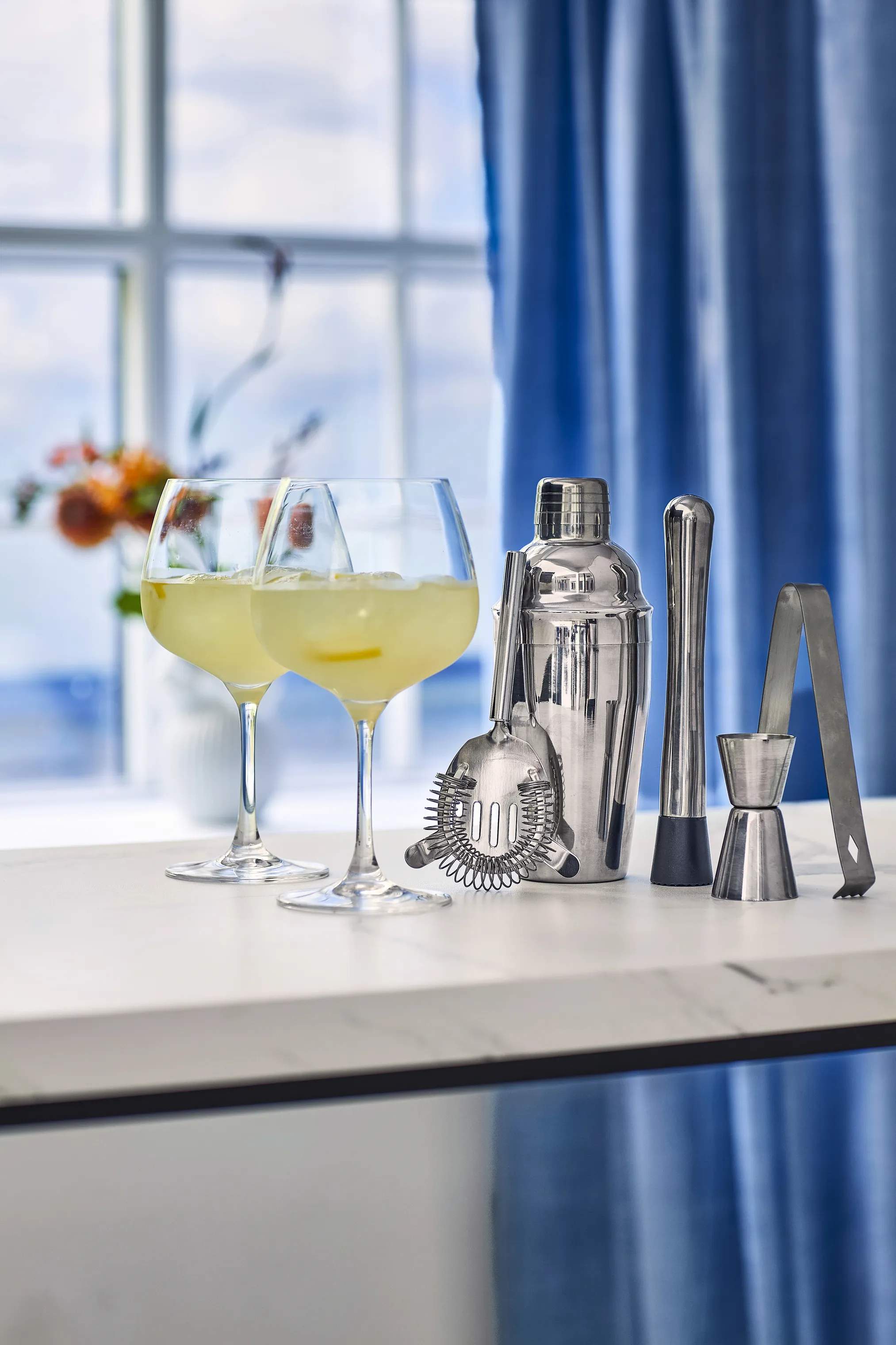 Mixology by CASA Living Shakere MIXOLOGY Barsæt - 5 dele i Sølvfarvet, 3