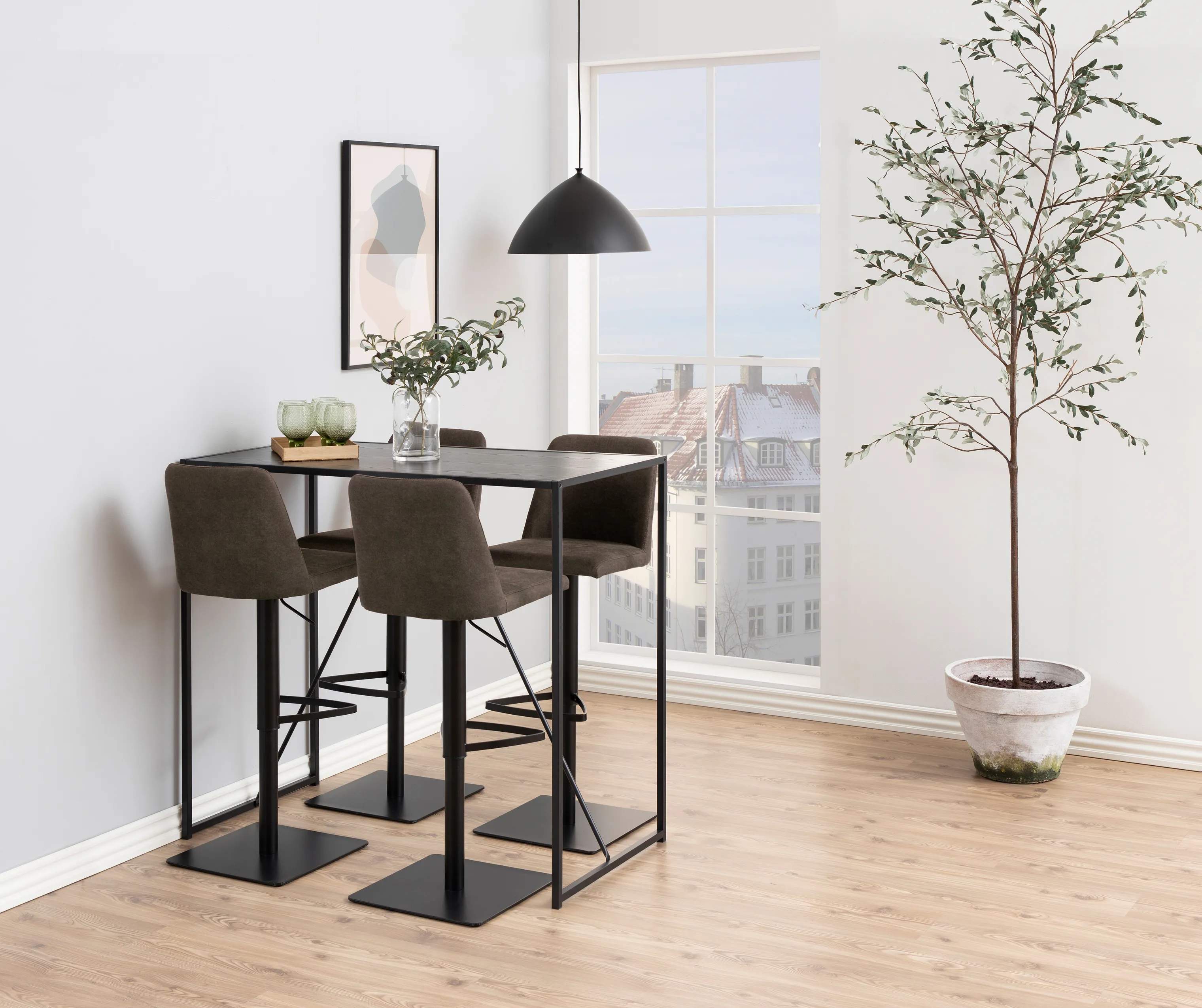 CASA Living Barstole Avanja Barstol i Antracit, 2