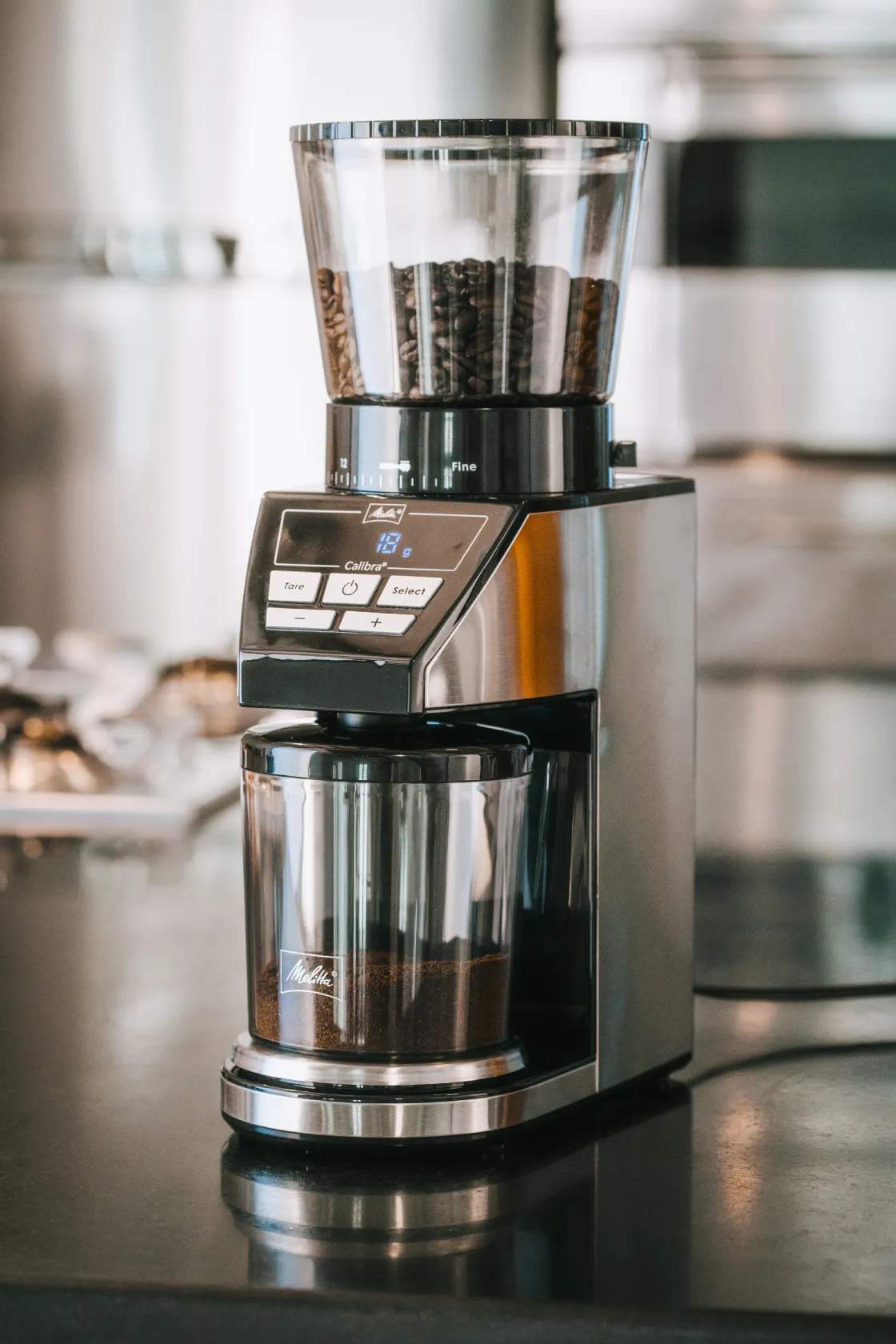Melitta Kaffekværne Calibra Kaffekværn i Stål/sort, 2