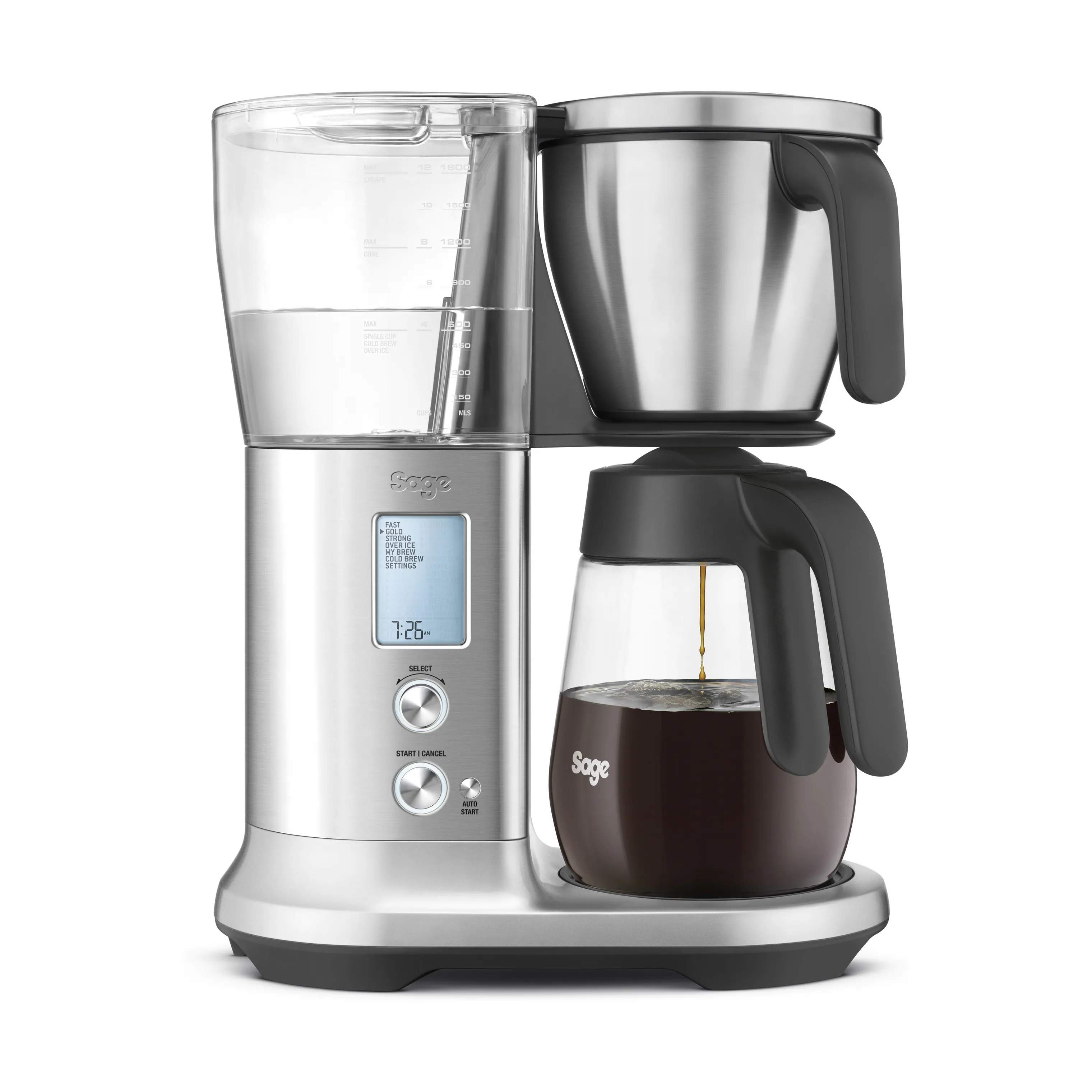 Sage kaffemaskiner Precision Brewer Kaffemaskine m. glaskande