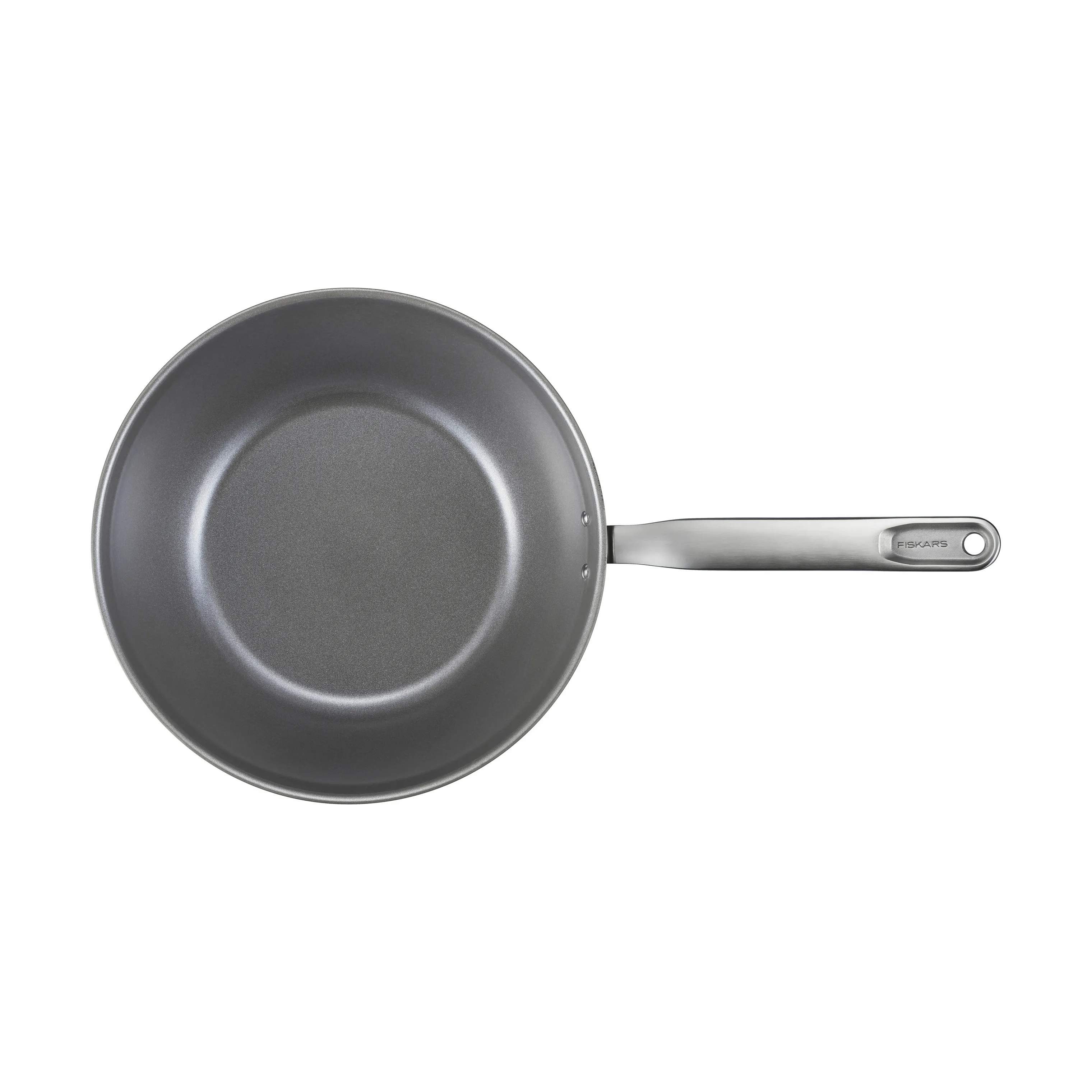 Fiskars Wokpander All Steel Wok i Sølvfarvet, 3