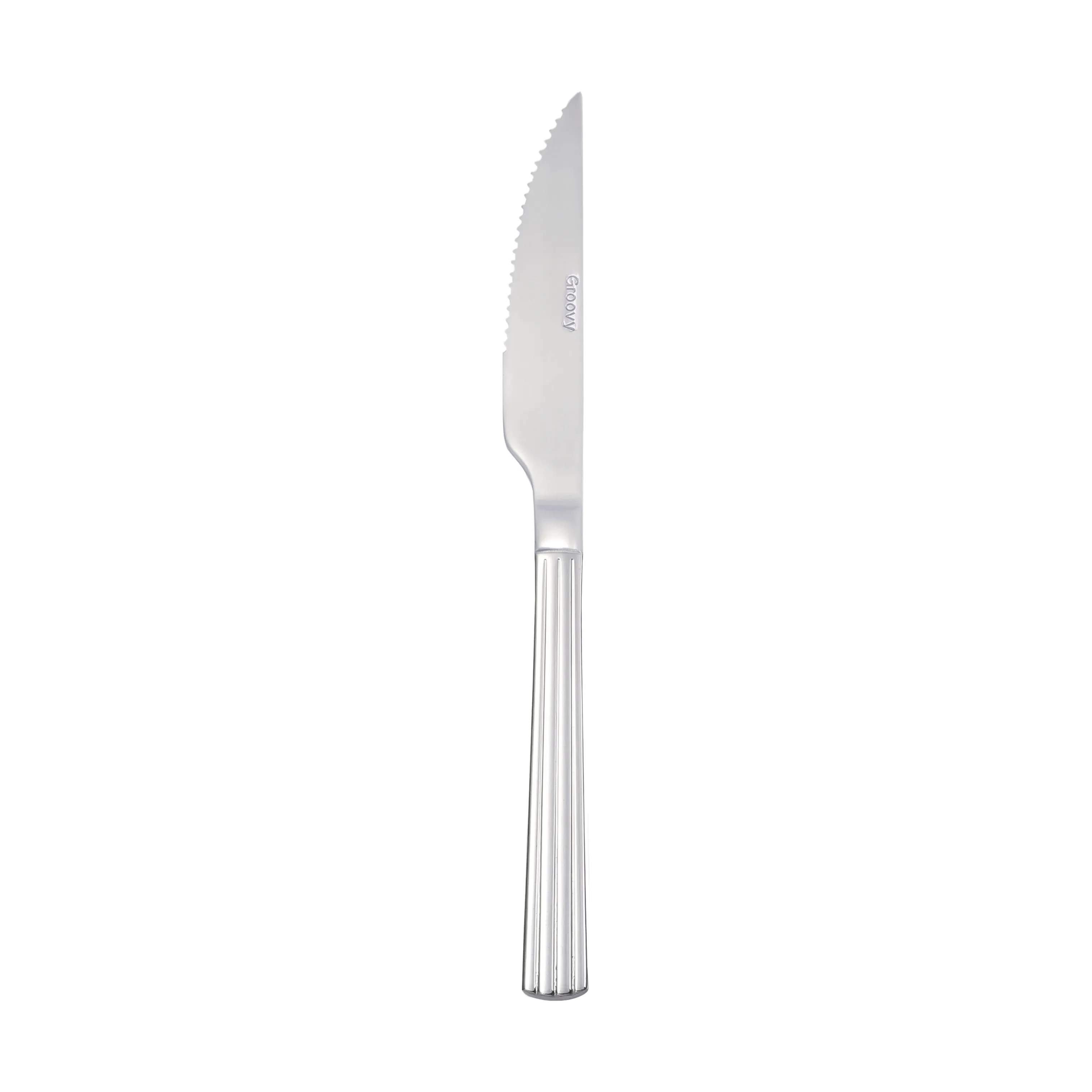 Aida Steakknive Groovy Steakkniv i Guld, 1