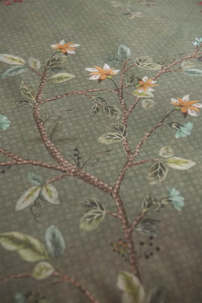 PIP Studio Sengetøj Okinawa Sengetøj i Green, B200 x L220 cm, 3