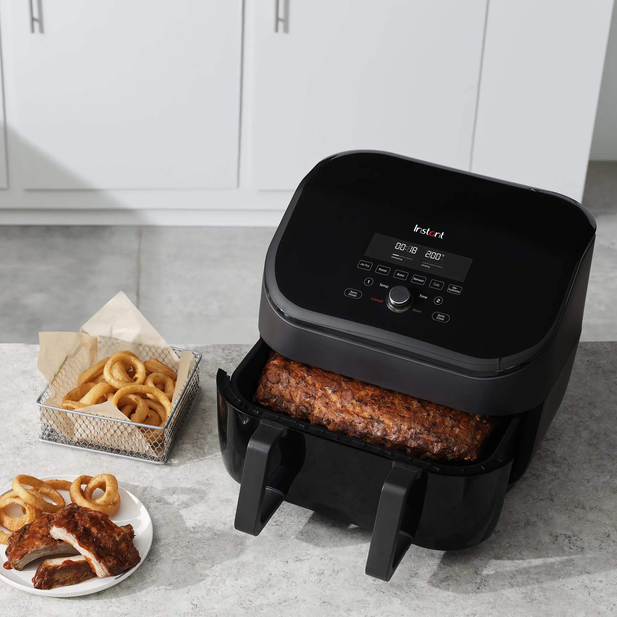 Instant Airfryers Vortex Plus VersaZone Airfryer i Black, 2