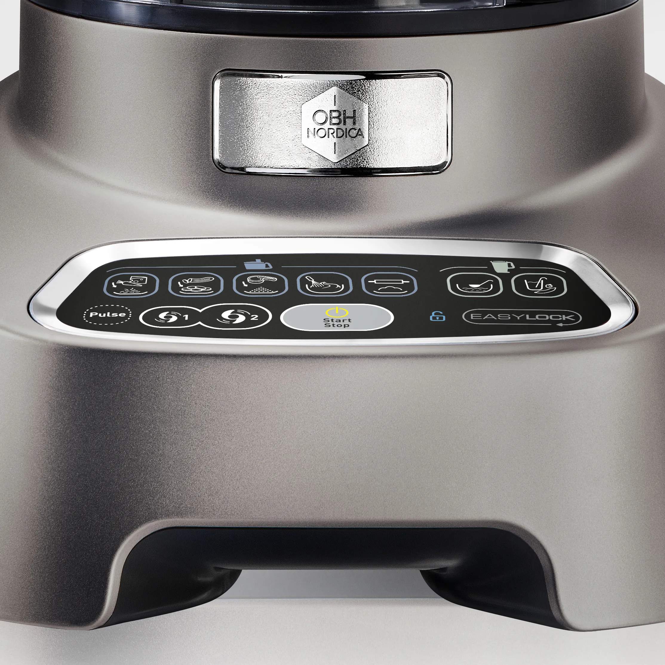 OBH Nordica Foodprocessorer Double Force Pro Digital Foodprocessor i Grå, 2