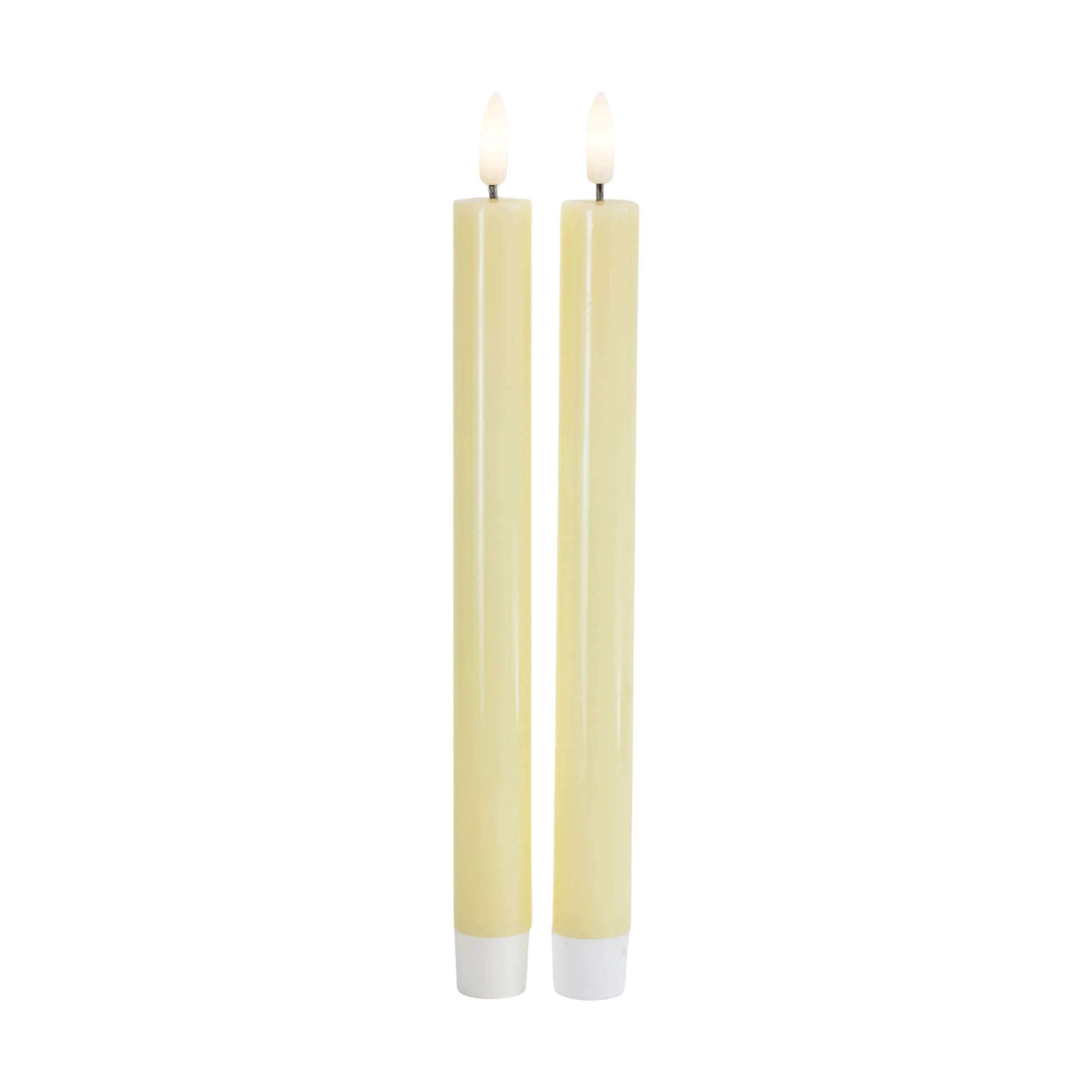 Sirius LED-lys Sille LED Kronelys - 2 stk i Pale Yellow, 1