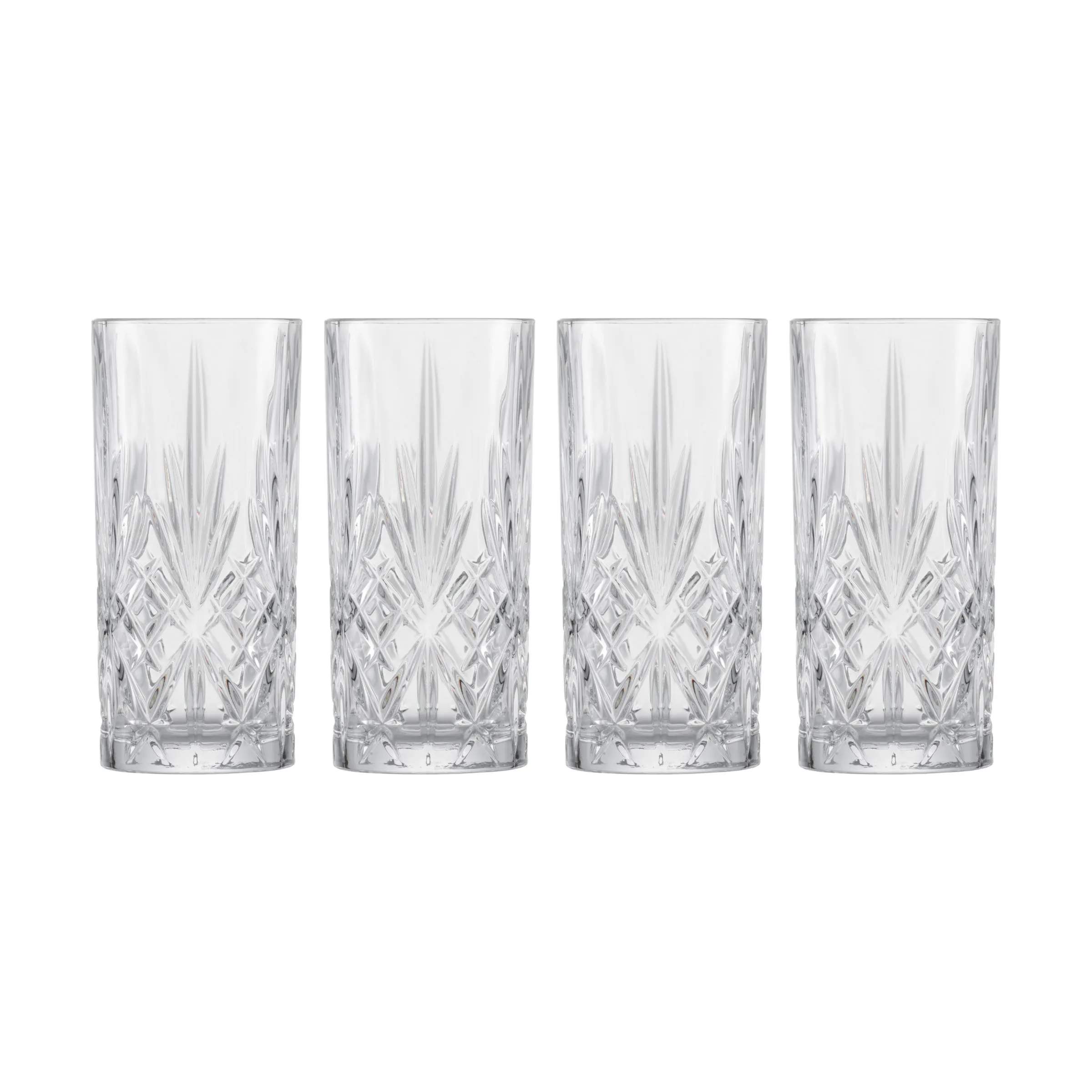Show Longdrinkglas - 4 stk., klar, large