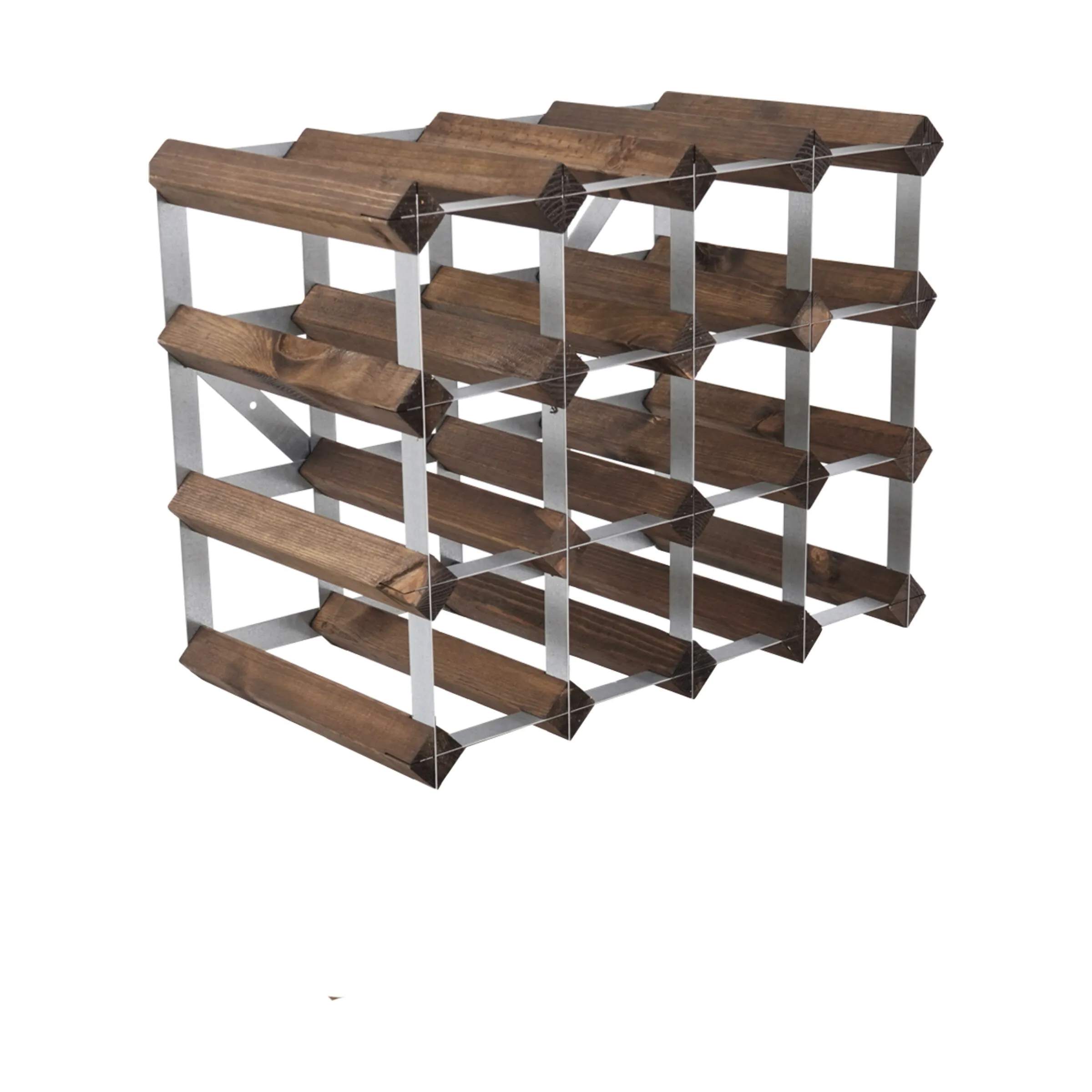 Traditional Wine Racks Vinreoler Vinreol i Mørk Egetræ, 1