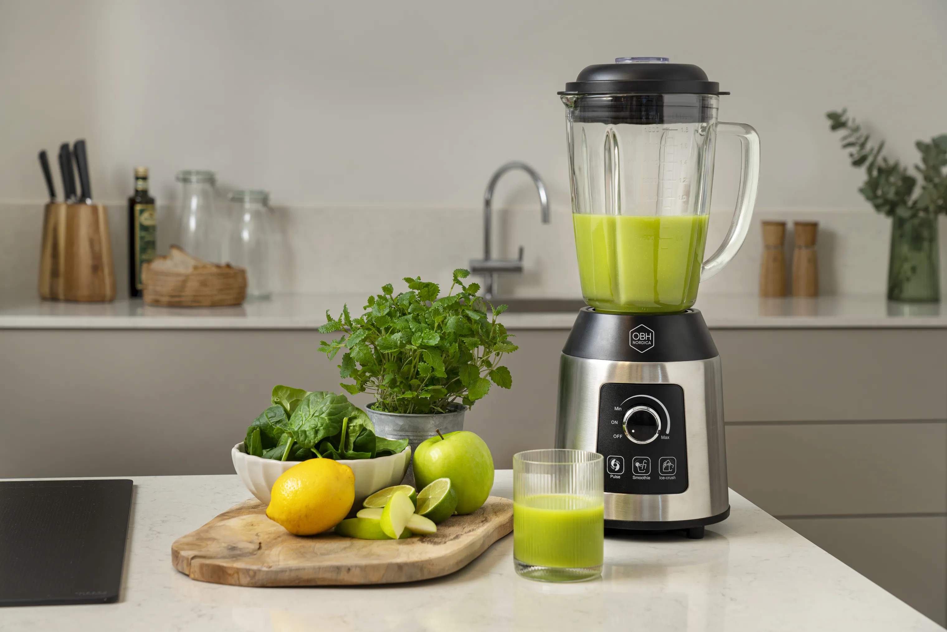 OBH Nordica Blendere Blender Sharp Mix i Sølvfarvet, 2