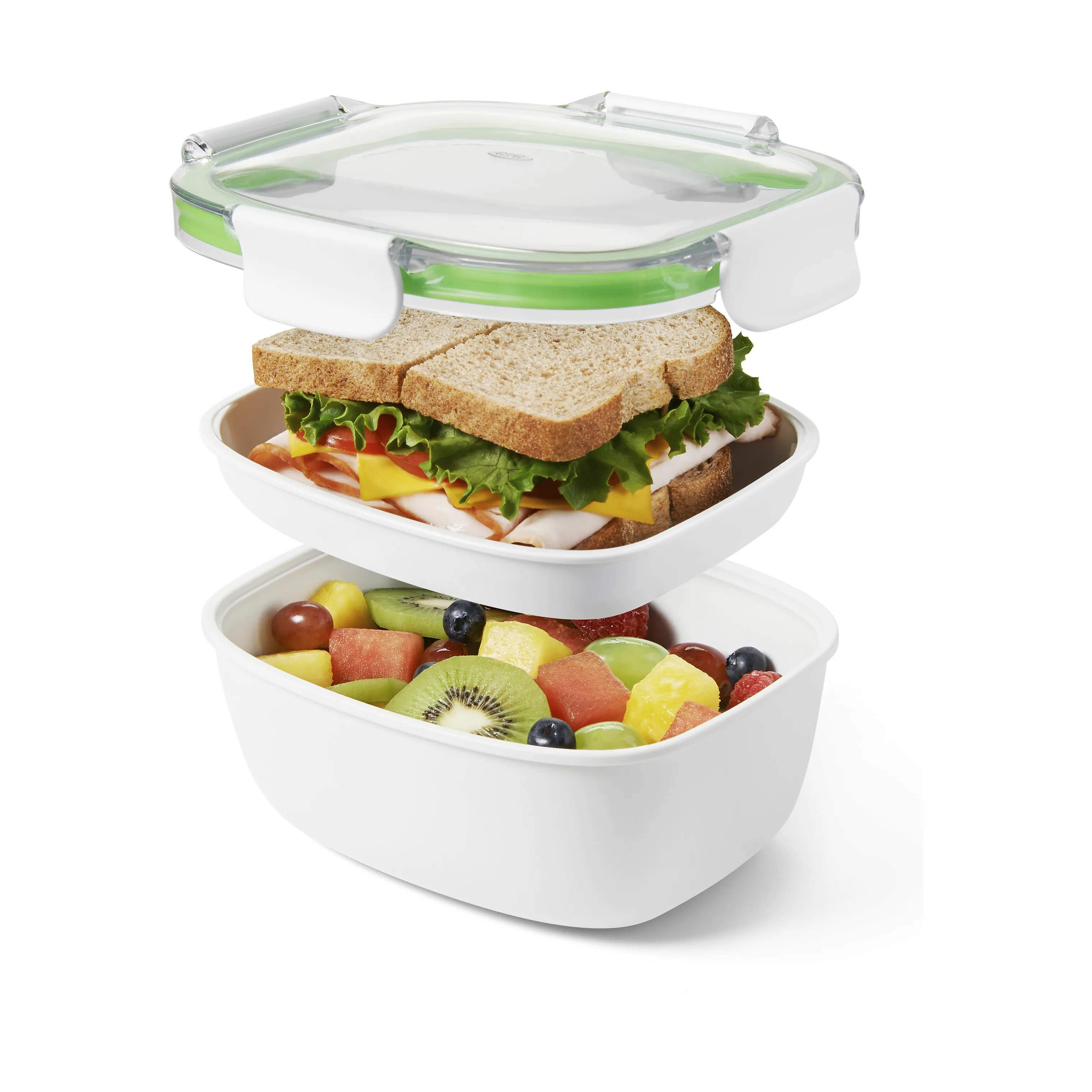 OXO Opbevaringsbokse Good Grips Frokostbeholder i hvid;klar, 4
