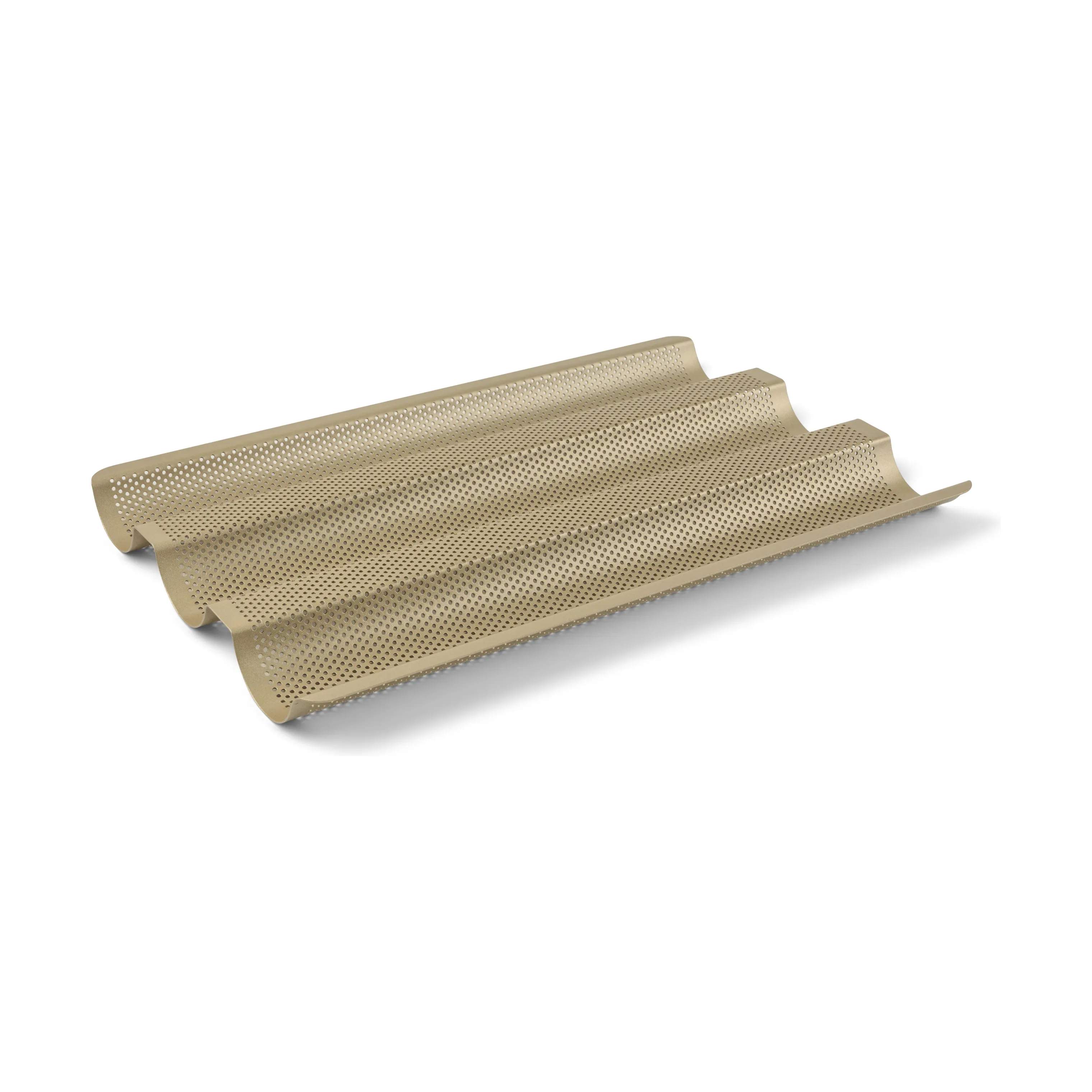 Cook & Baker Rugbrødsforme og brødforme Premium Baguetteplade i Guldfarvet, 1