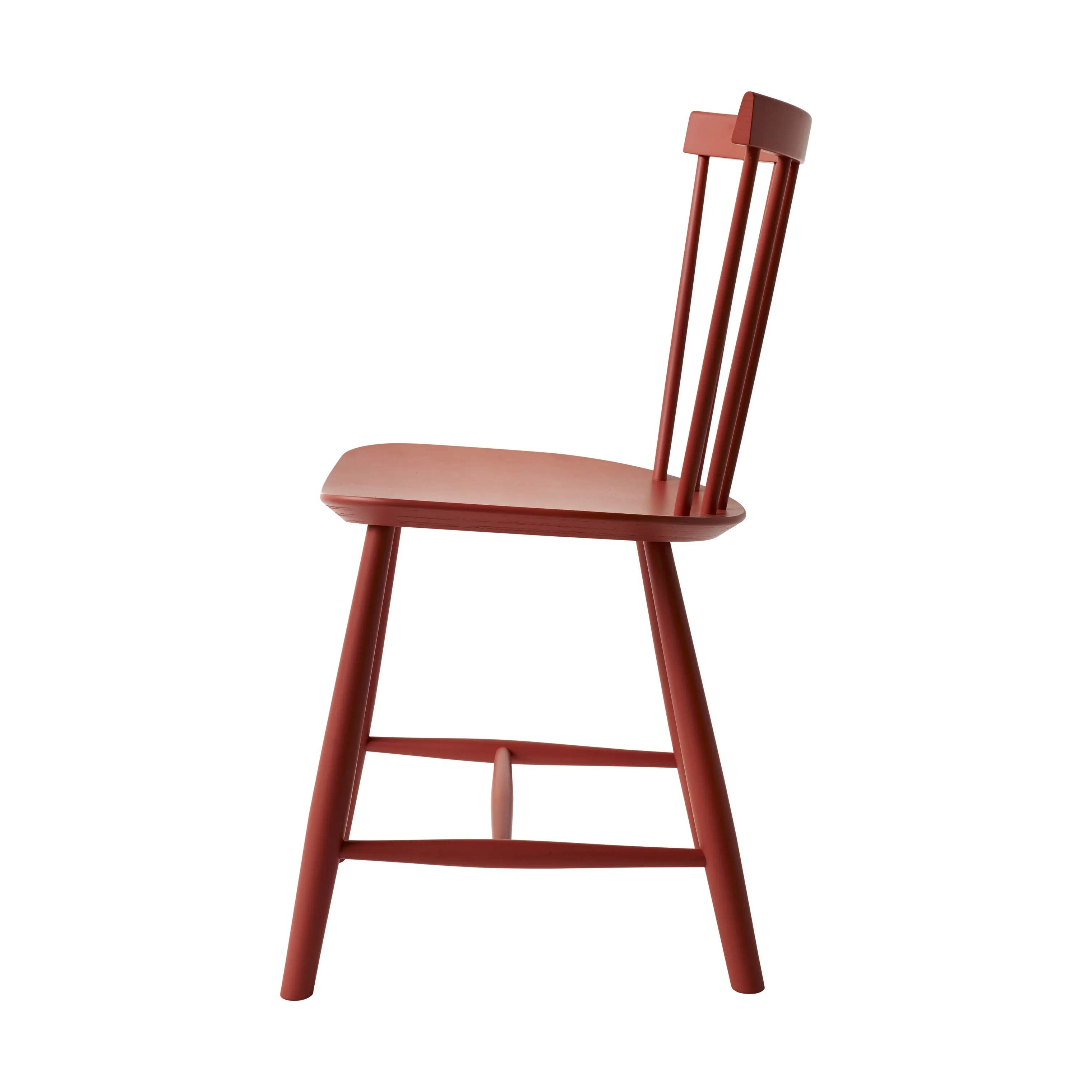 FDB Møbler Spisebordsstole J46 Spisebordsstol i Coral Red (RAL 3016), 3