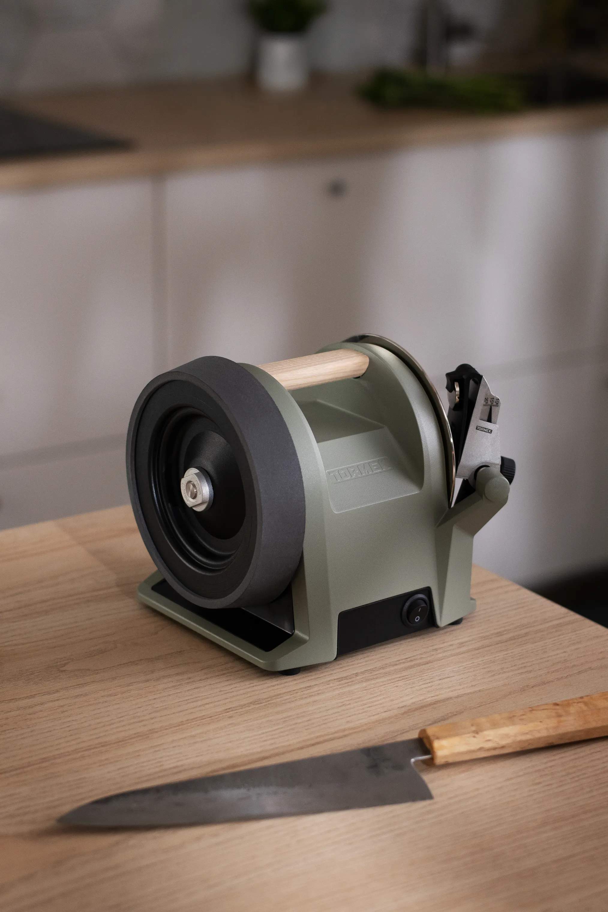 Tormek Knivslibere T-1 Elektrisk Knivsliber i Ash Green, 5