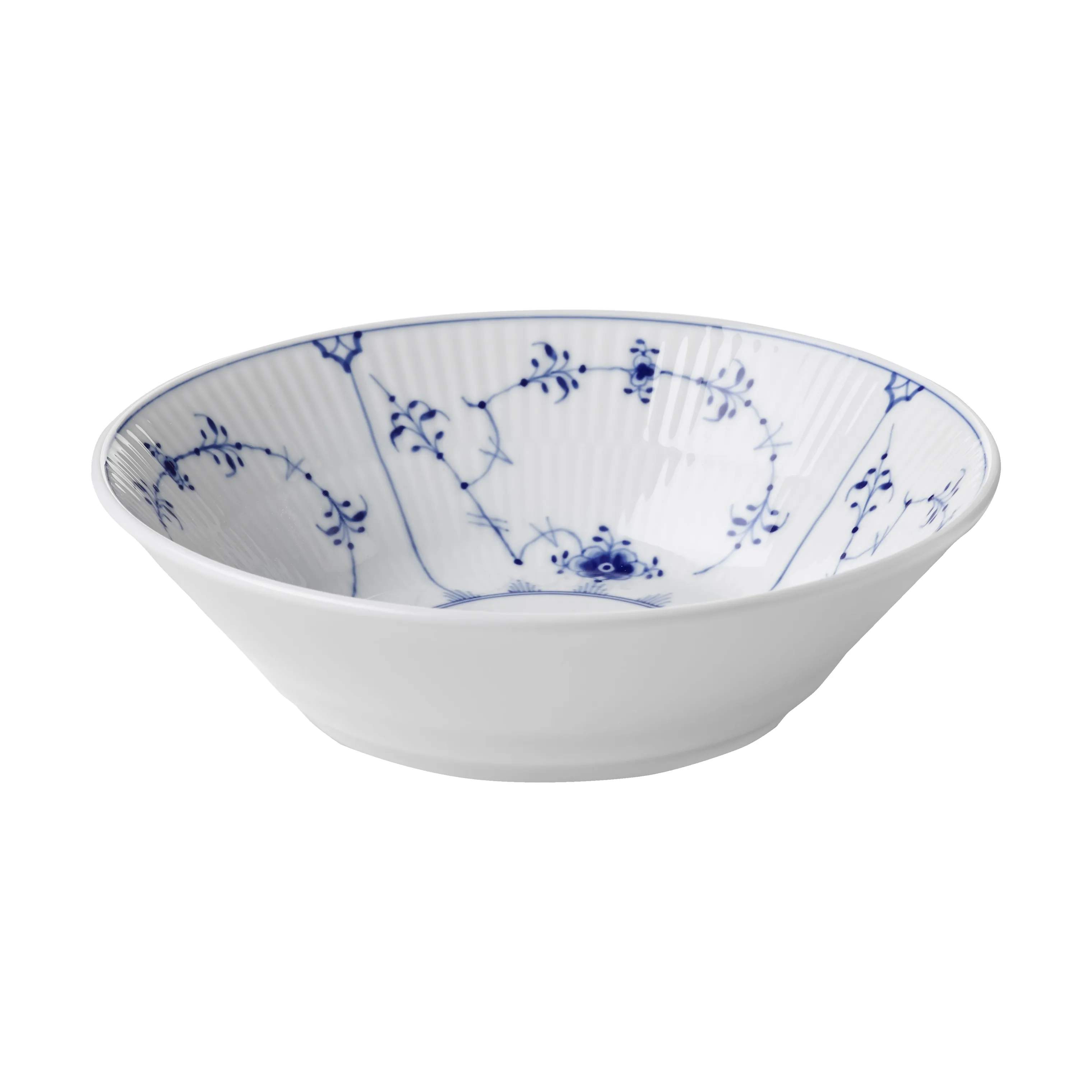 Royal Copenhagen Dybe tallerkener Gifts with History Dybe Tallerkener - 3 stk. i Koboltblå/hvid, 17 cm, 7