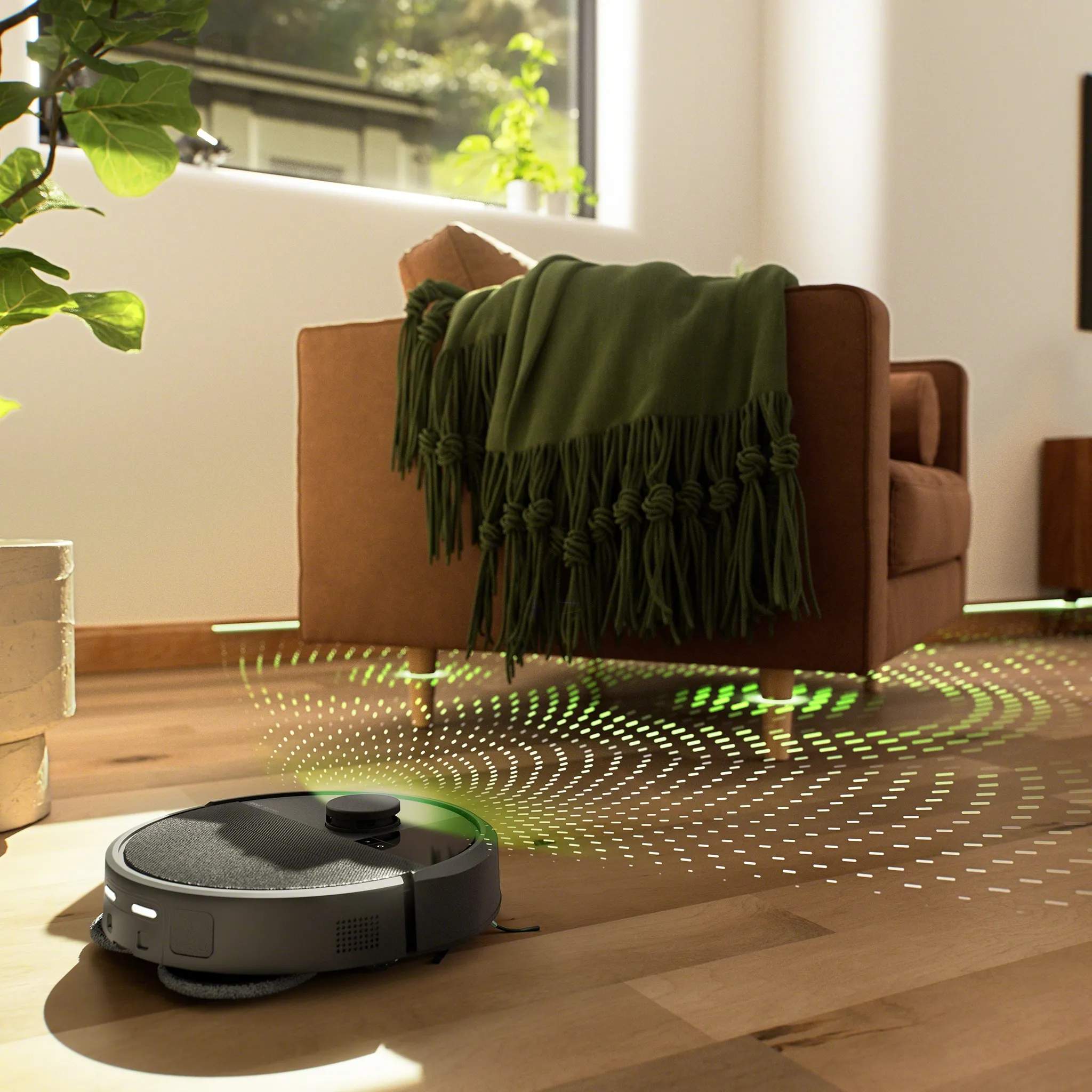 iRobot Robotstøvsugere Roomba Combo 405 Plus Robotstøvsuger i Sort, 5