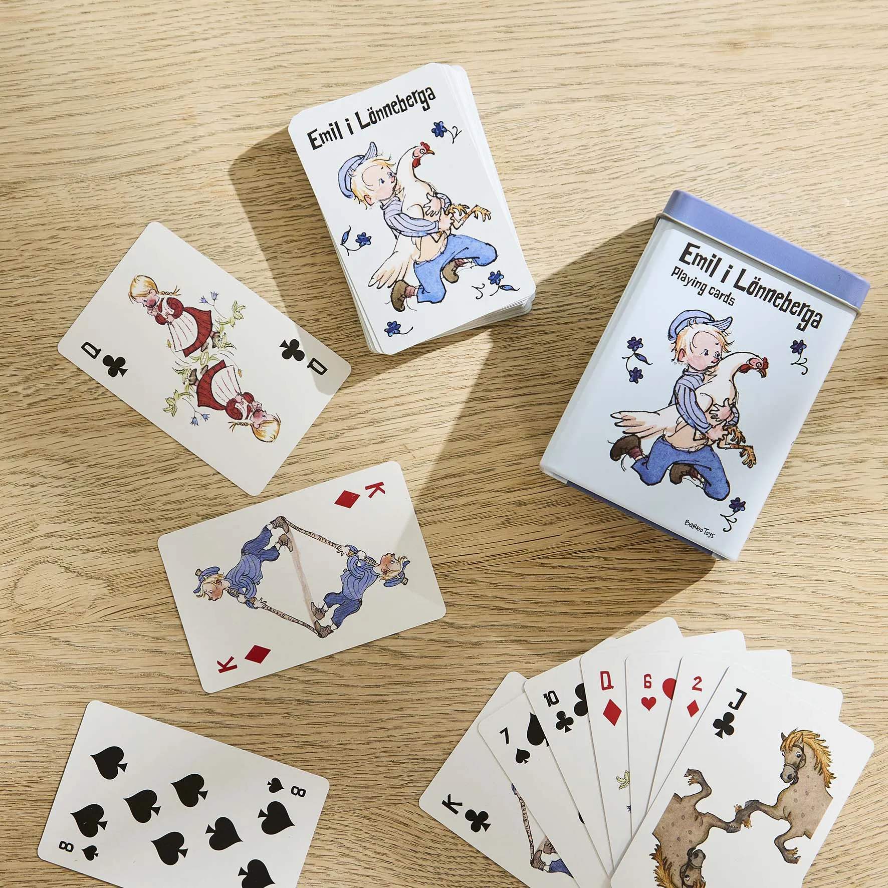 Barbo Toys Spil Emil fra Lønneberg Emil fra Lønneberg Spillekort i Multifarvet, 2