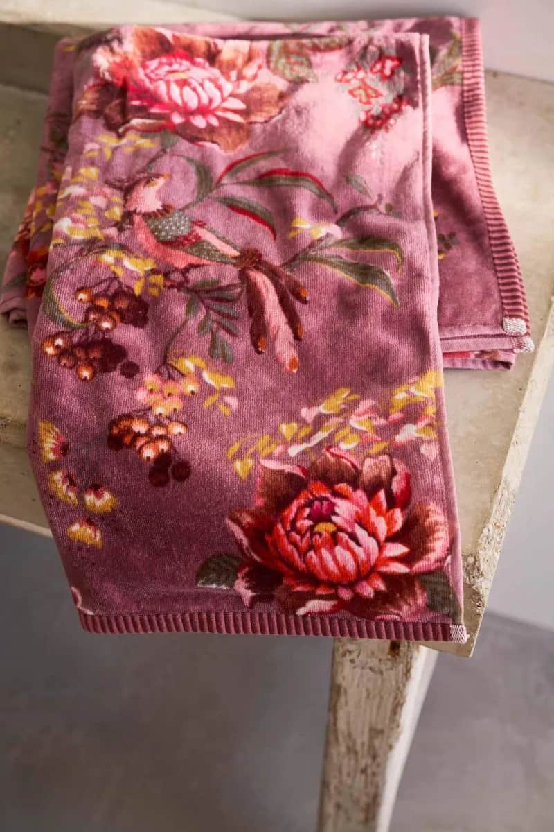 PIP Studio Vaskeklude Secret Garden Vaskehandske i Mauve, 3