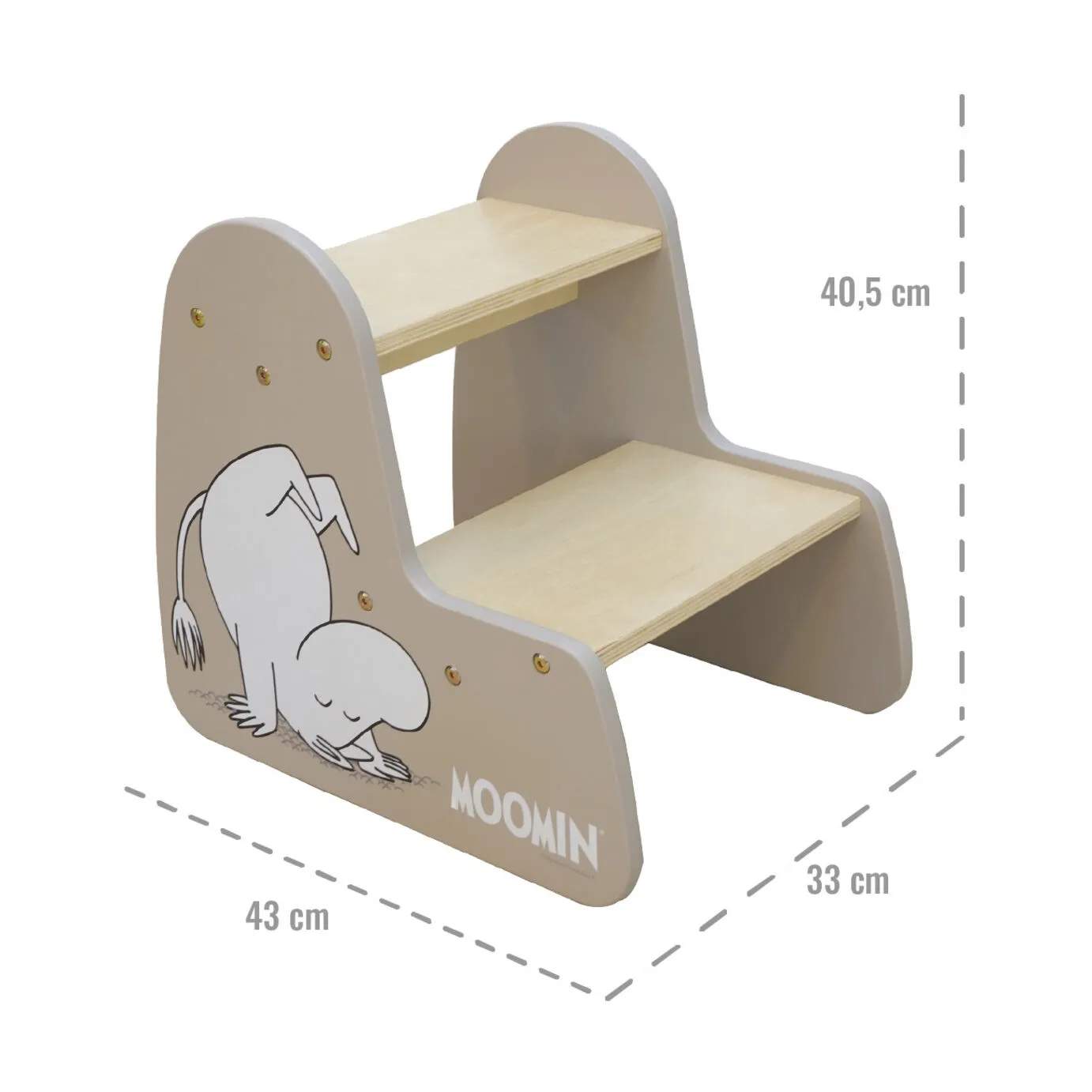 Barbo Toys Til børneværelset Mumi Trappestol i Natur, 6