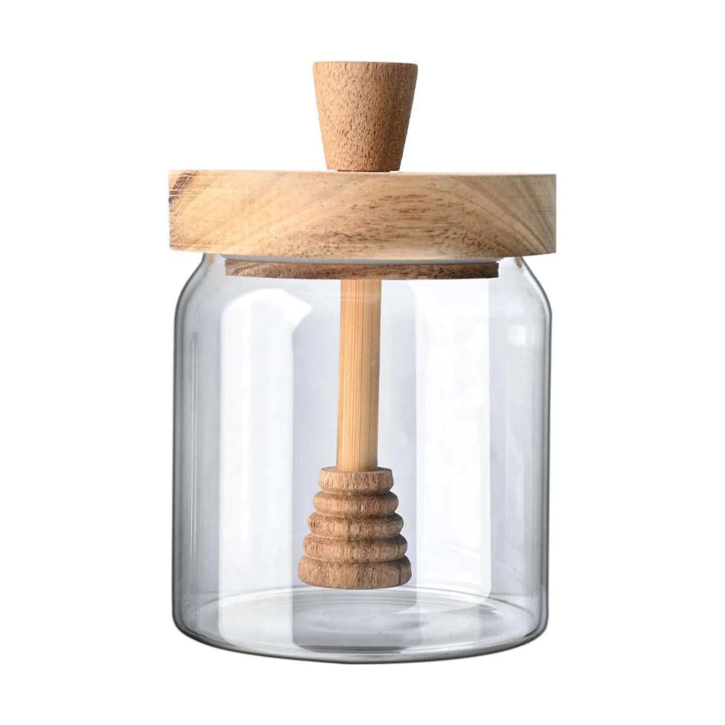 Estia Home Opbevaringsglas Honningbeholder i Klar, 1