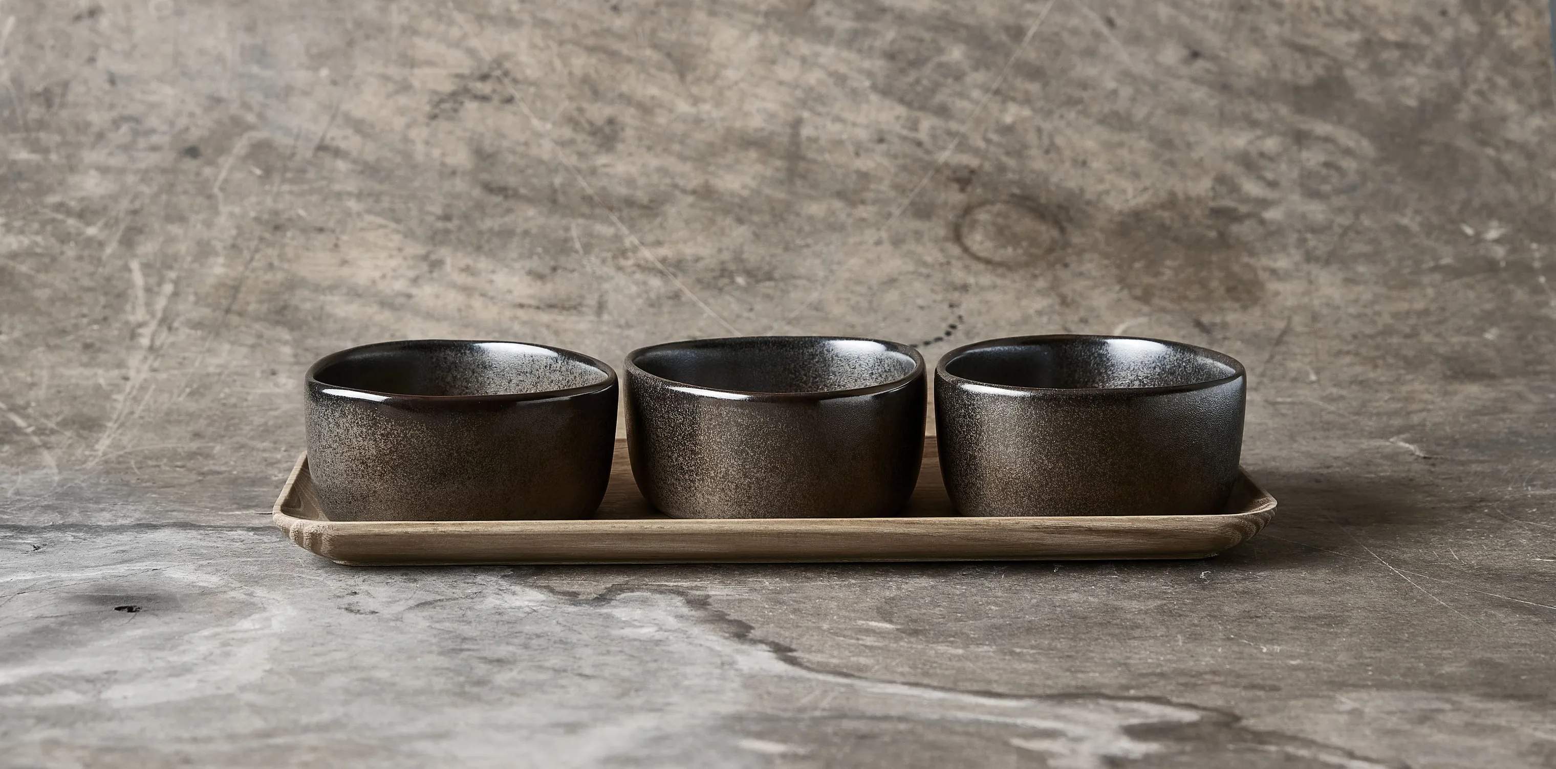 RAW by Aida Skåle Organic Skål i Metallic Brown, 2