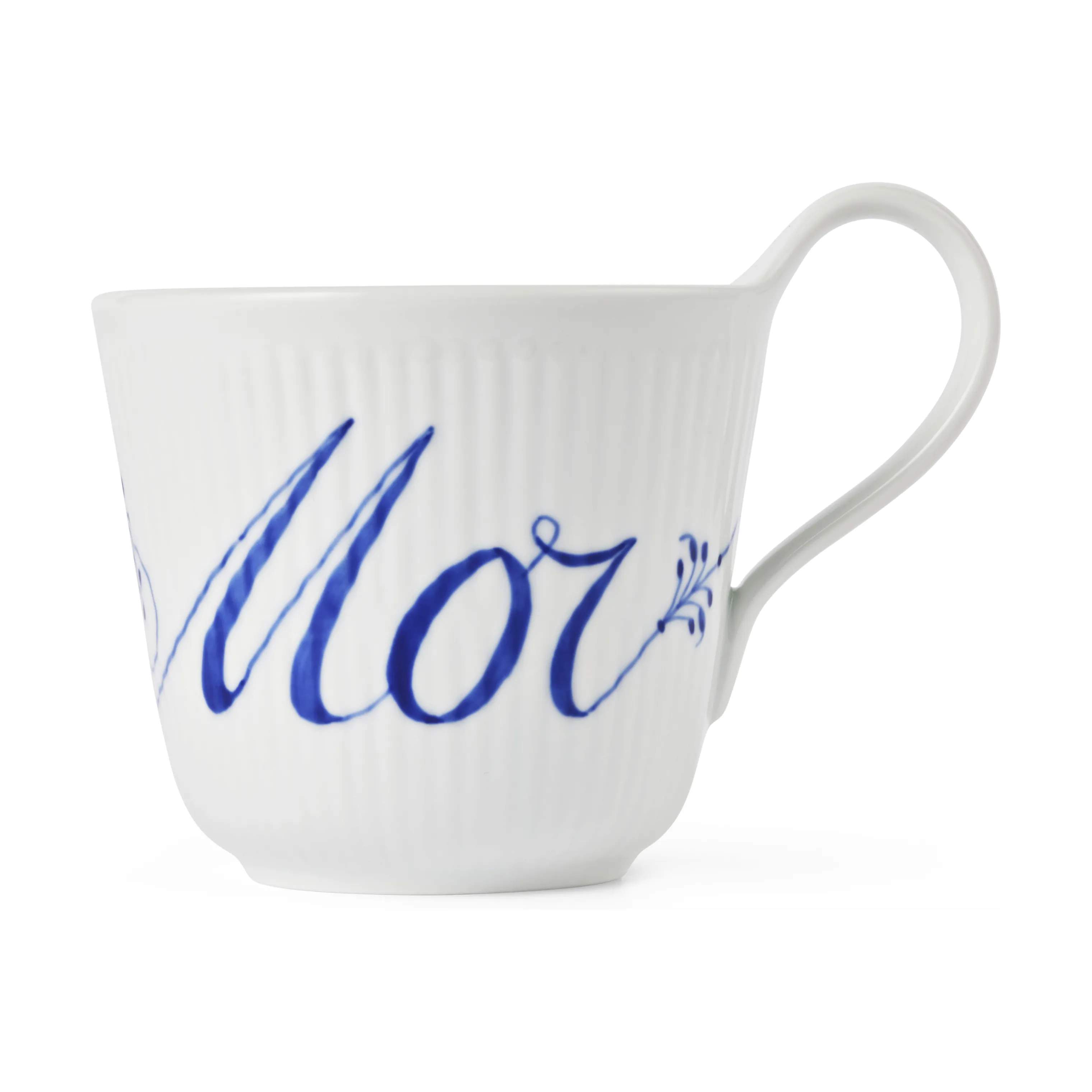 Royal Copenhagen Krus og kopper med hank Alfabet Kollektion Højhankskop - Mor i Mor, 1