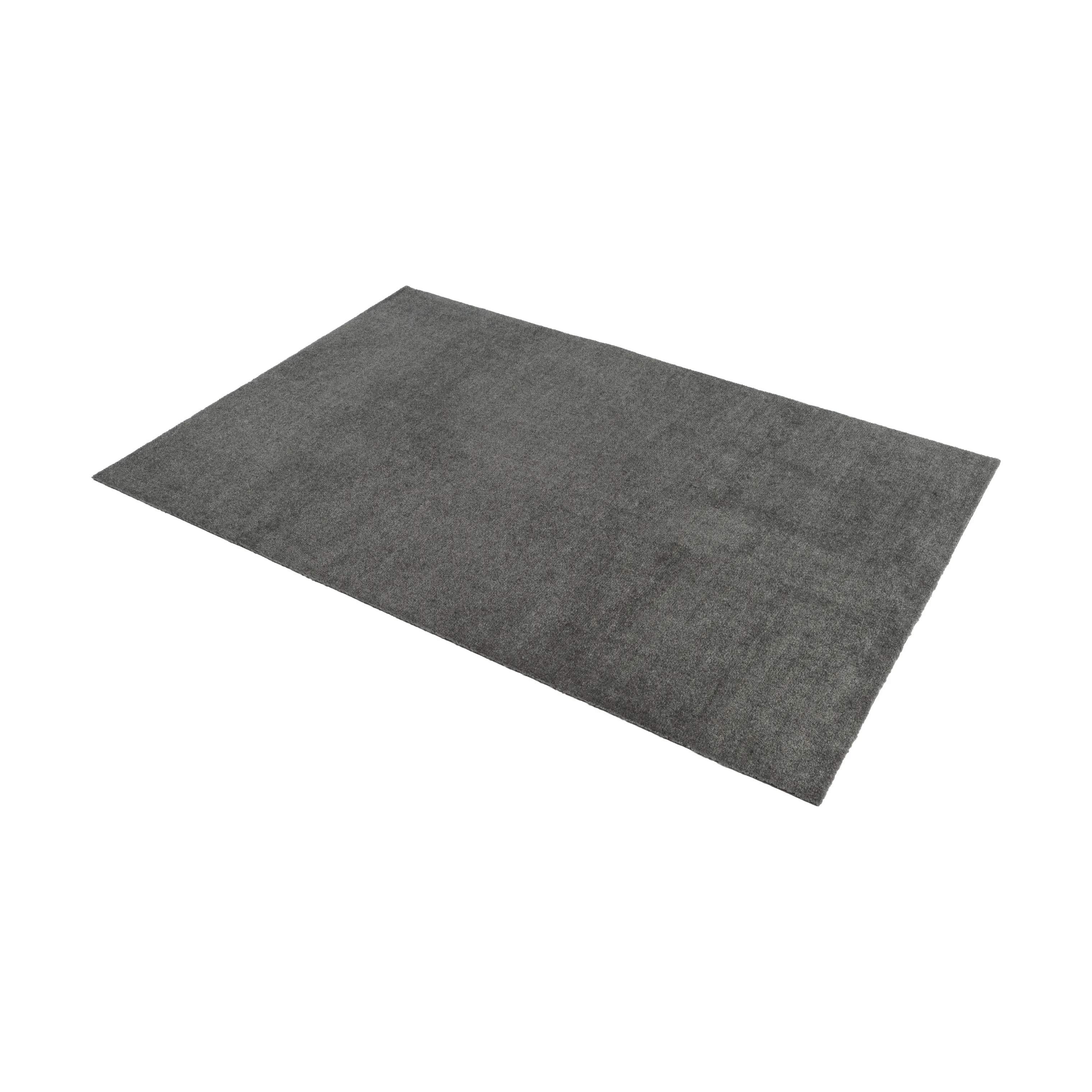 Tica Copenhagen Gulvtæpper Uni Color Gulvtæppe i Sort/sand, B90 x L130 cm, 4
