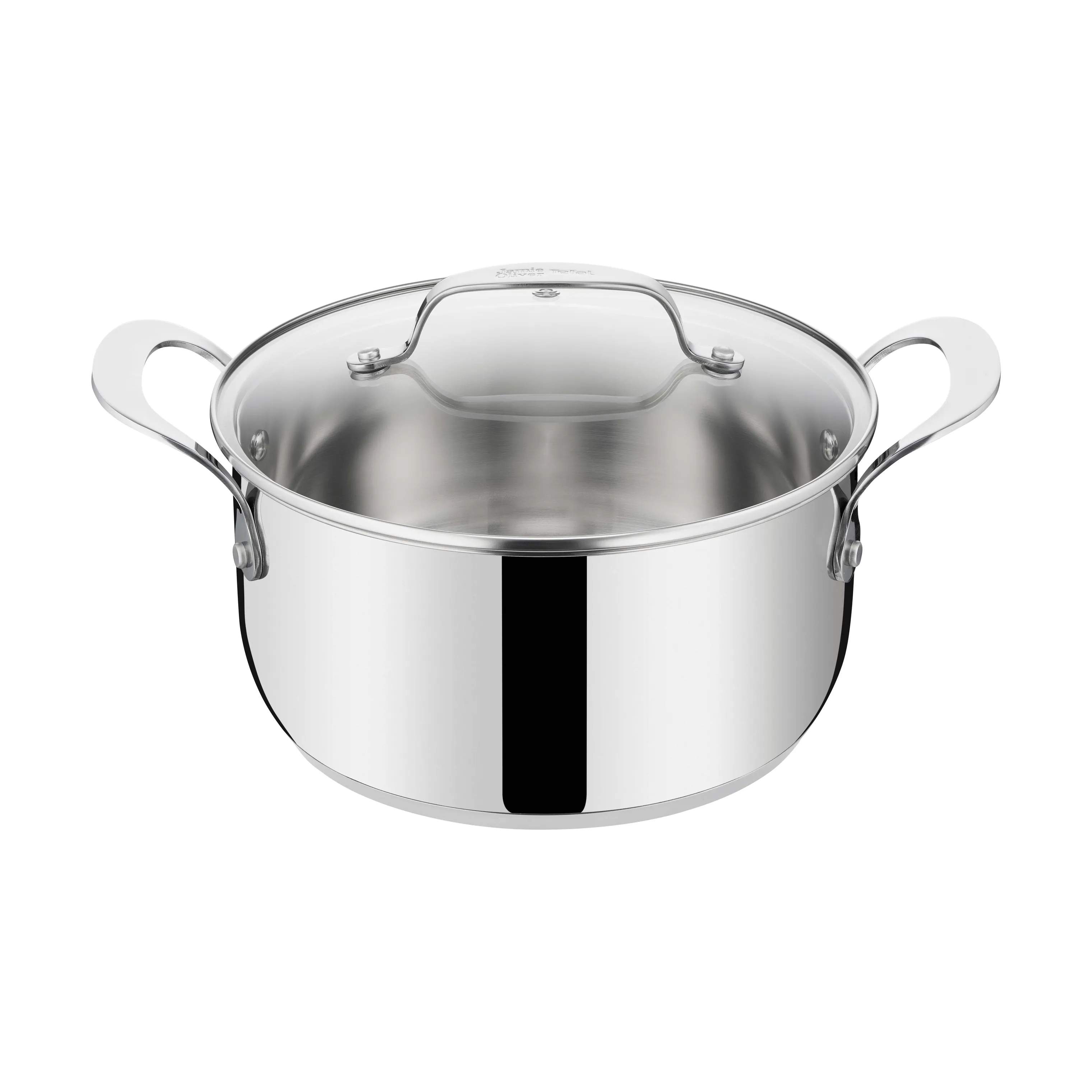 Jamie Oliver by Tefal Grydesæt Kitchen Essential Essential Grydesæt - 6 dele i Sølv, 4