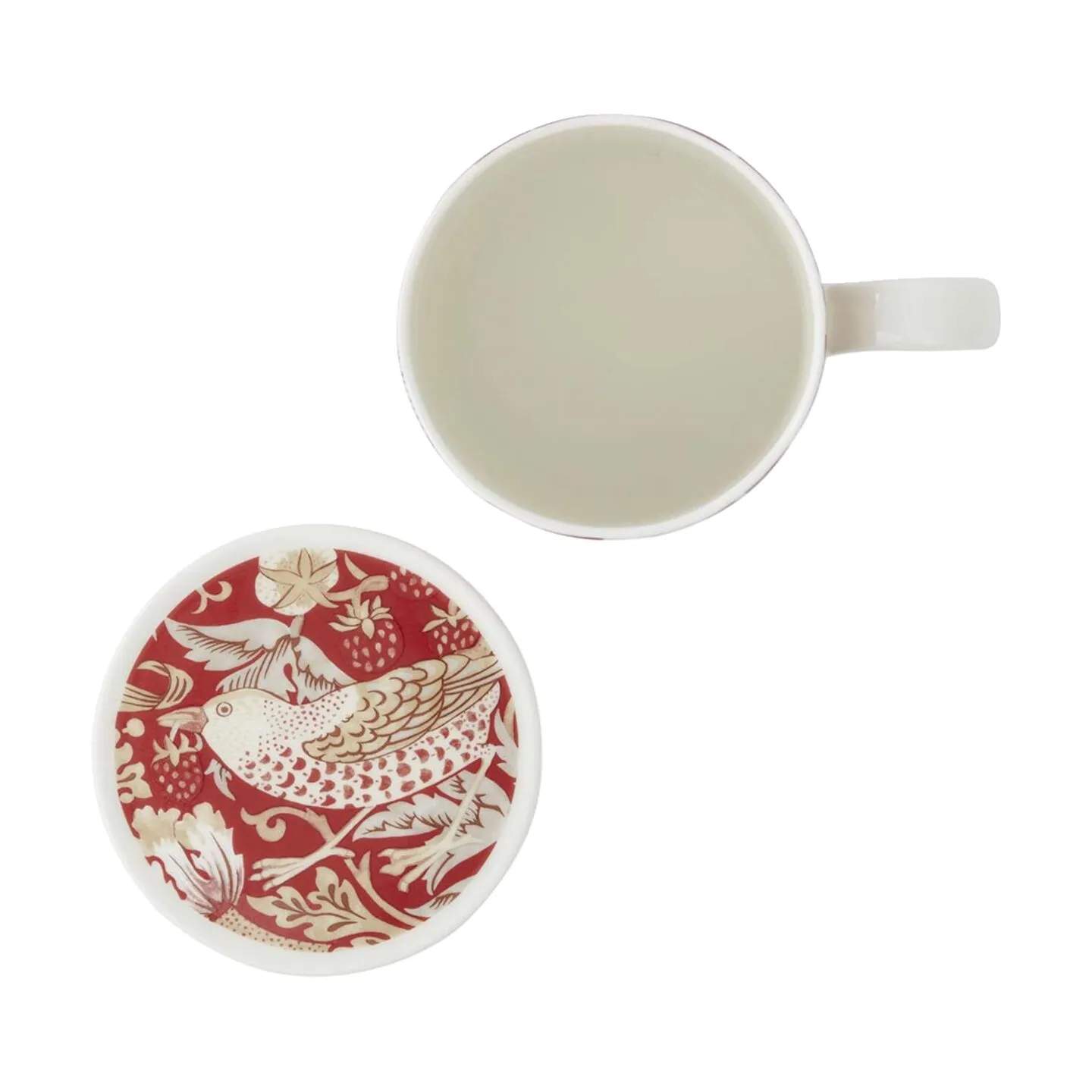Spode Krus og kopper med hank Morris & Co Krus- og glasbrikkesæt - 2 dele i Multifarvet/madder red, 2