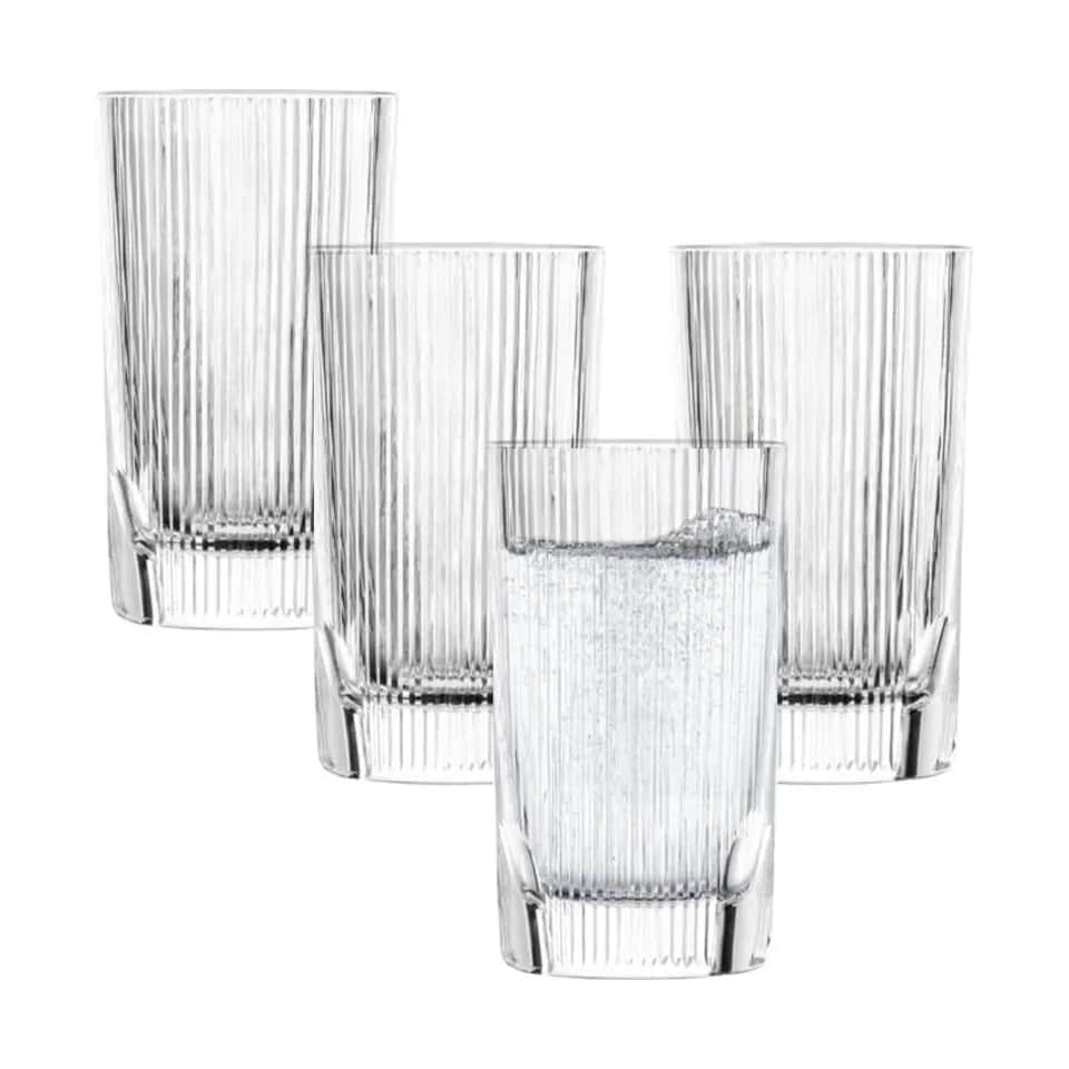 Fave Glas - 4 stk., klar, large