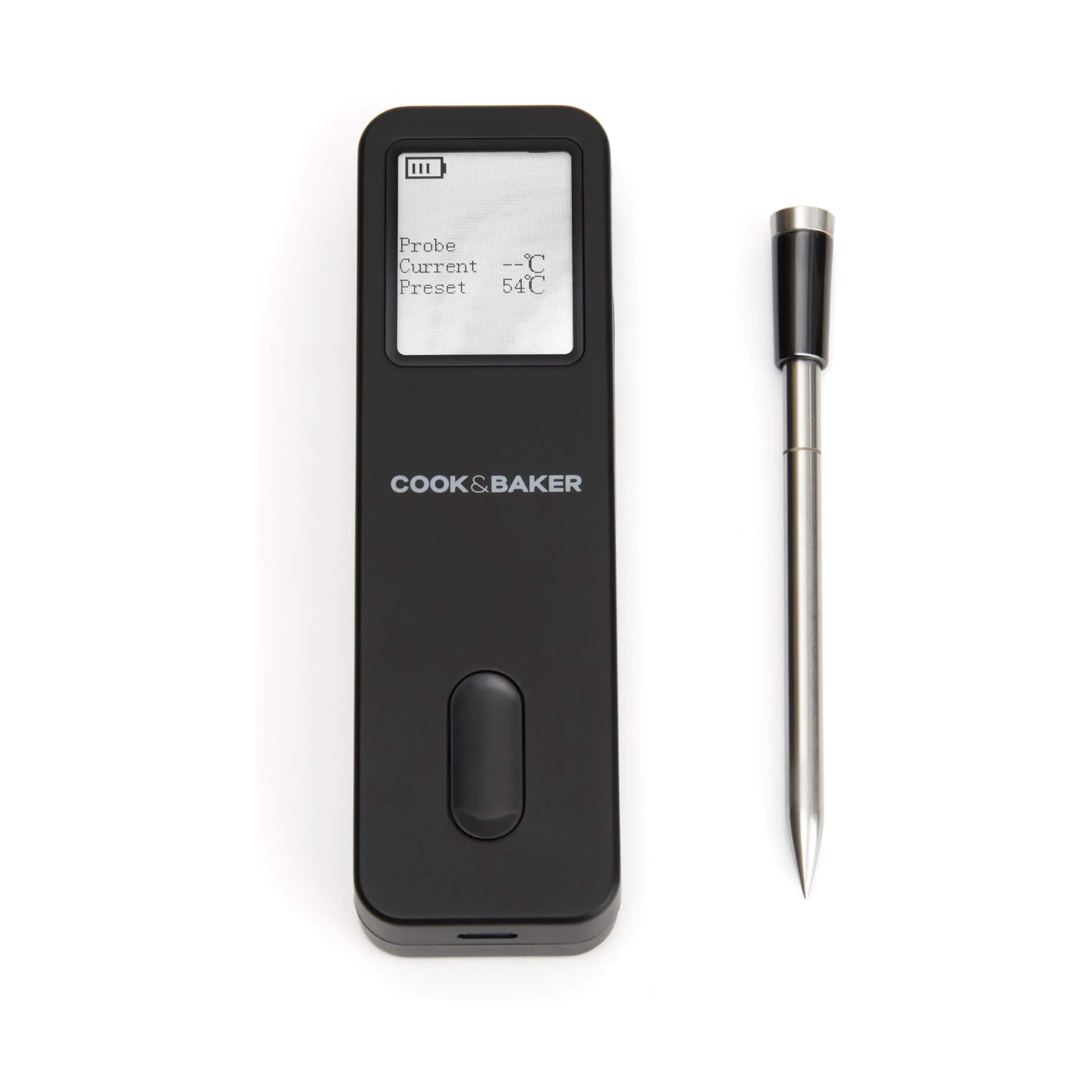 Cook & Baker Stegetermometre Trådløst Stegetermometer i sort, 4
