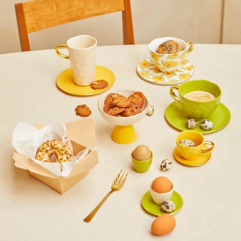 Urban Nature Culture Kagetallerkener Good Morning Kagetallerken i Split pea, 3