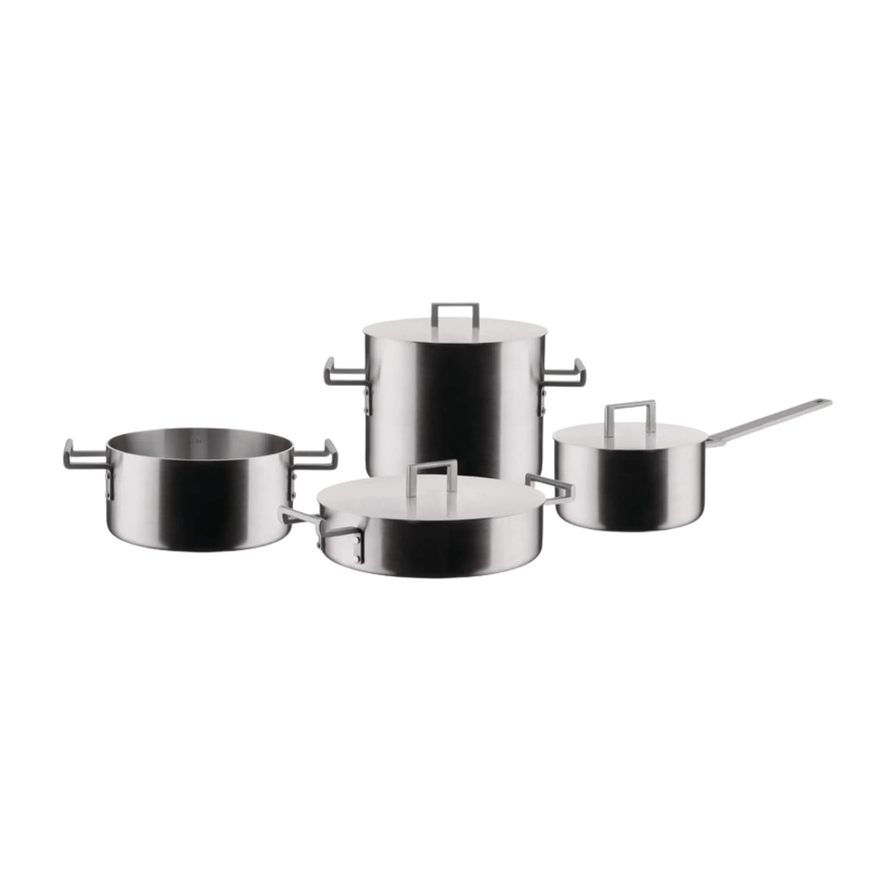 Alessi Gryder Grydesæt - 7 dele i Stål, 1