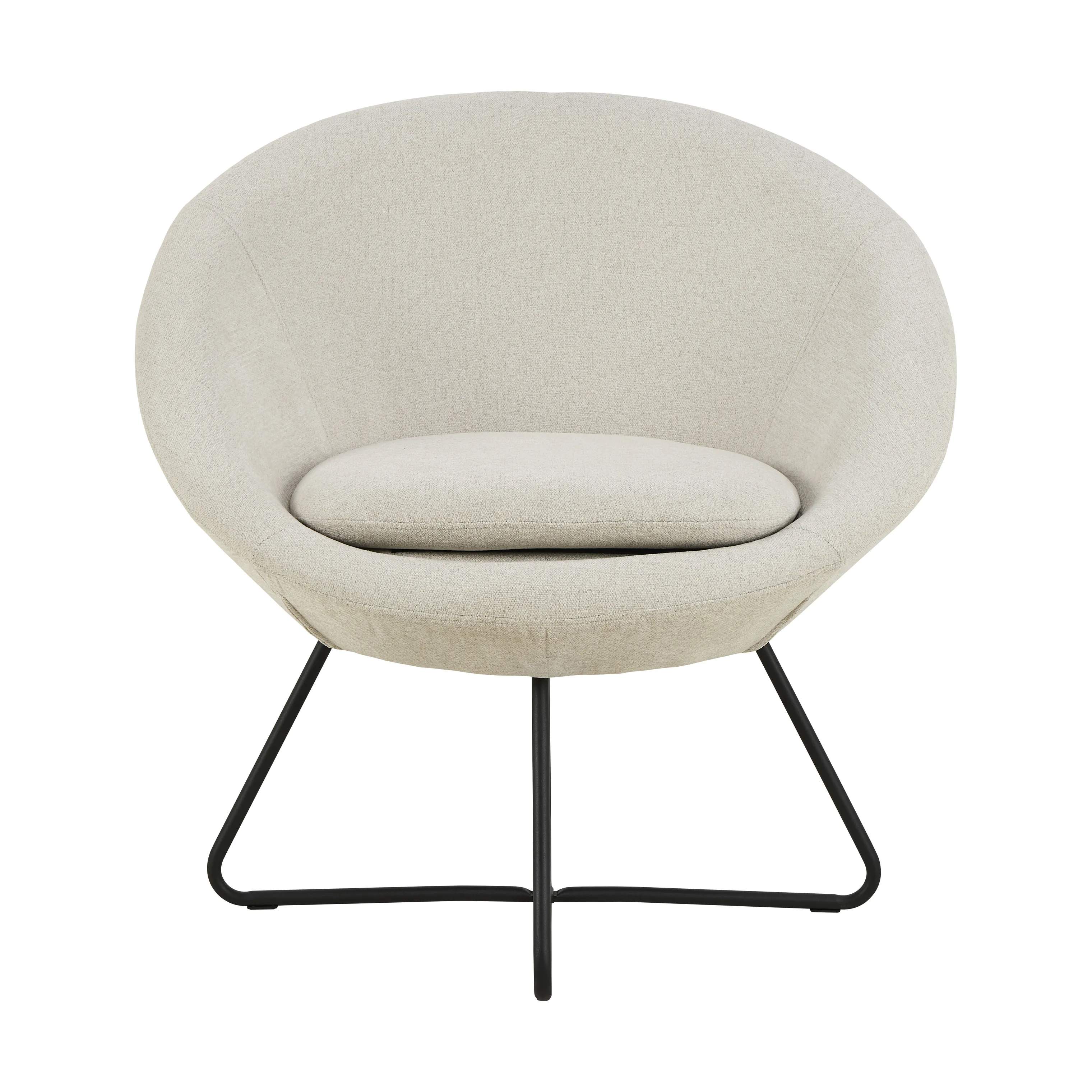 CASA Living Lænestole Center Loungestol i beige, 1