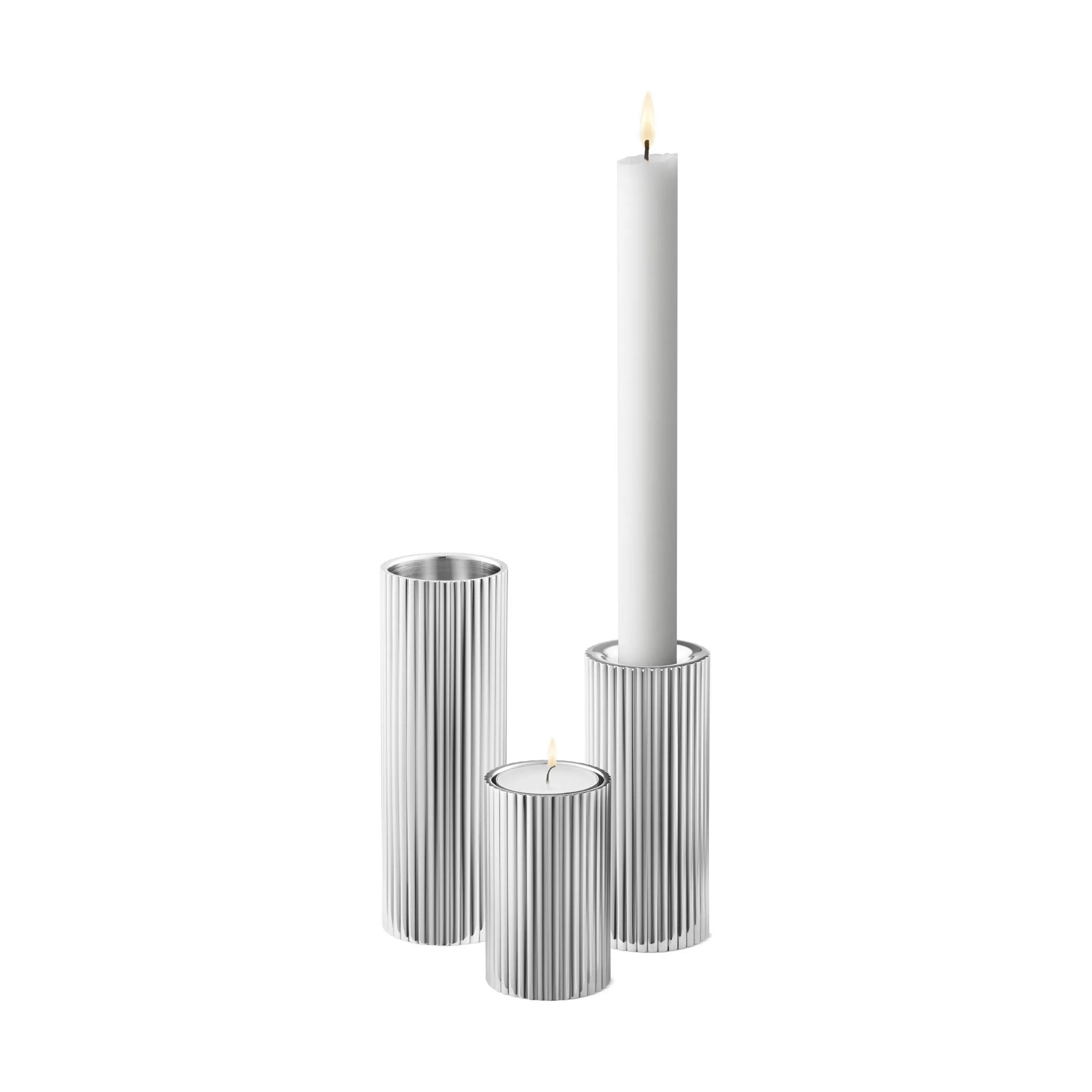 Georg Jensen kronelysestage Bernadotte Lysestage - 3 stk.