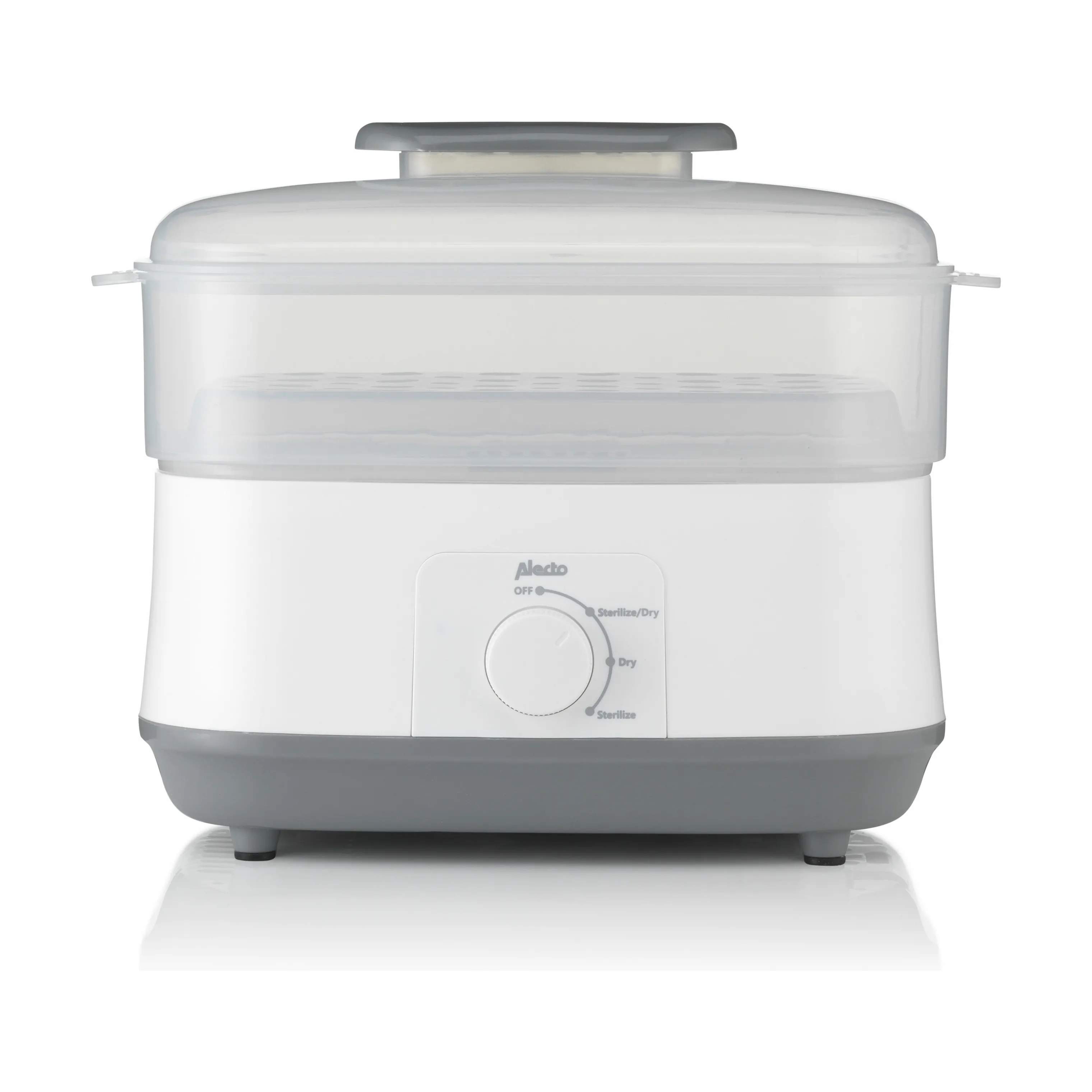 Alecto Baby Madtilberedning BF55 Dampsterilisator i Hvid, 8