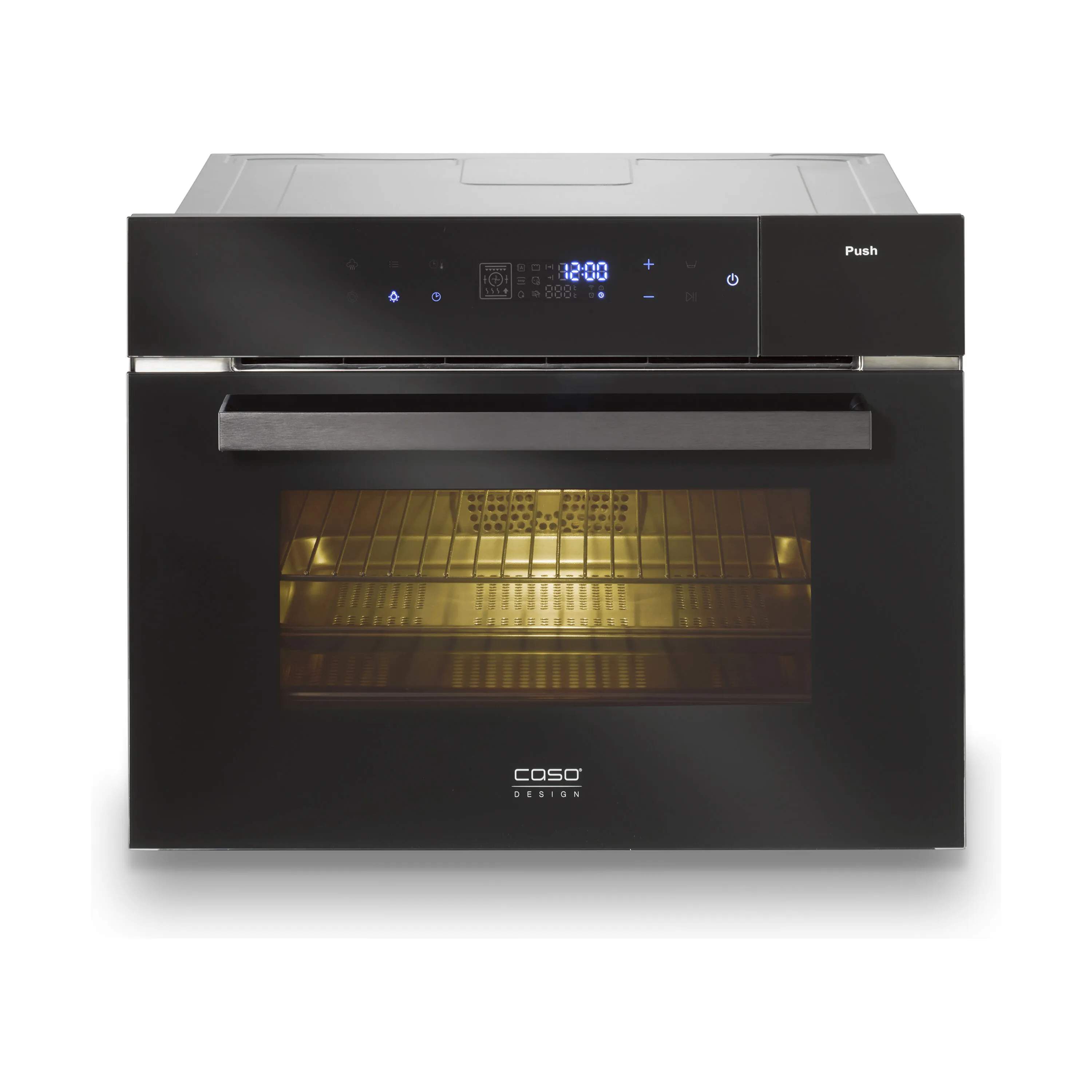 Caso Indbygningsovne Dampovn E56 i Sort, 1