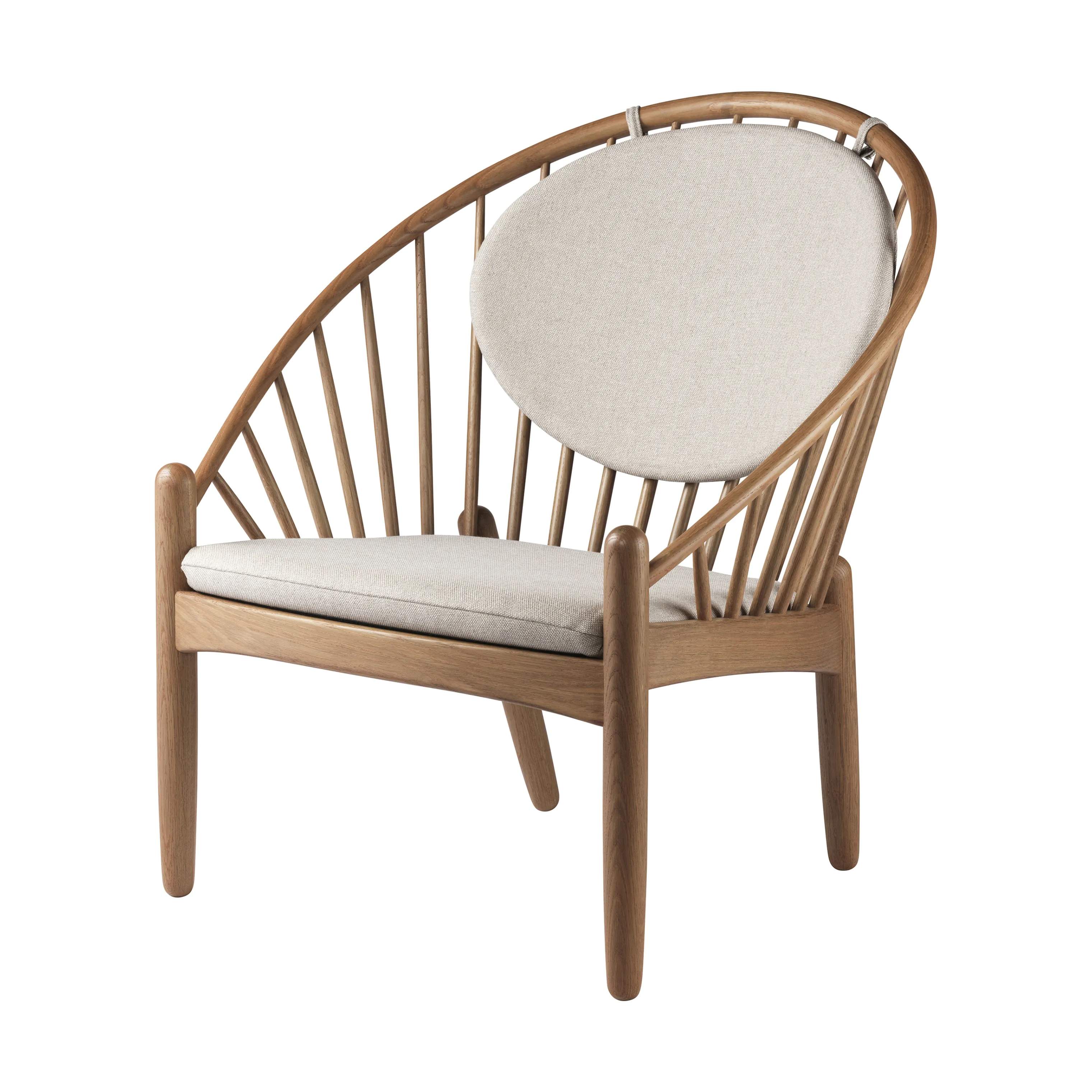FDB Møbler Lænestole J166 Jørna Lænestol i Beige/røget, 3