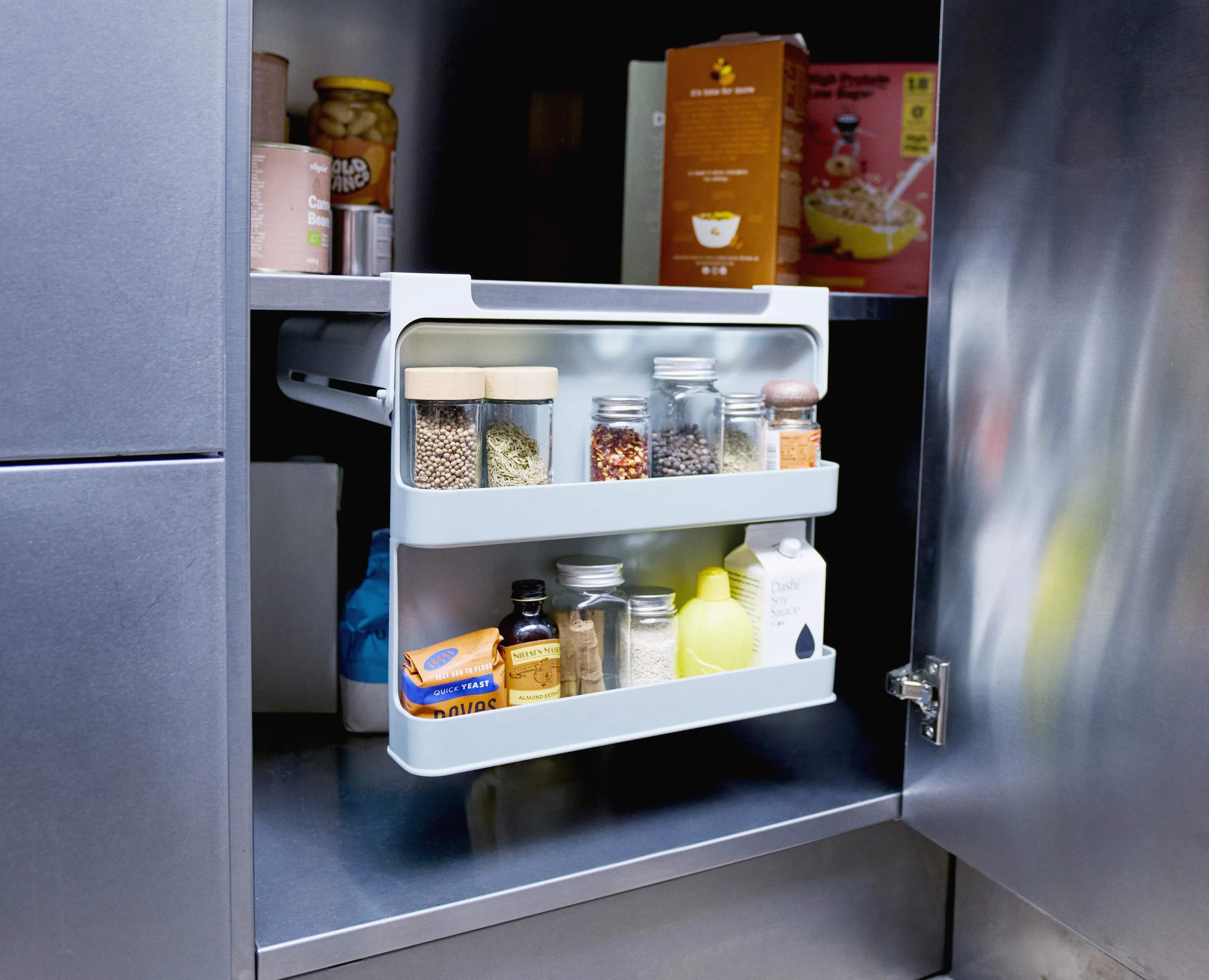 Joseph Joseph Hylder Cupboardstore Krydderihylde i Light Stone, 2