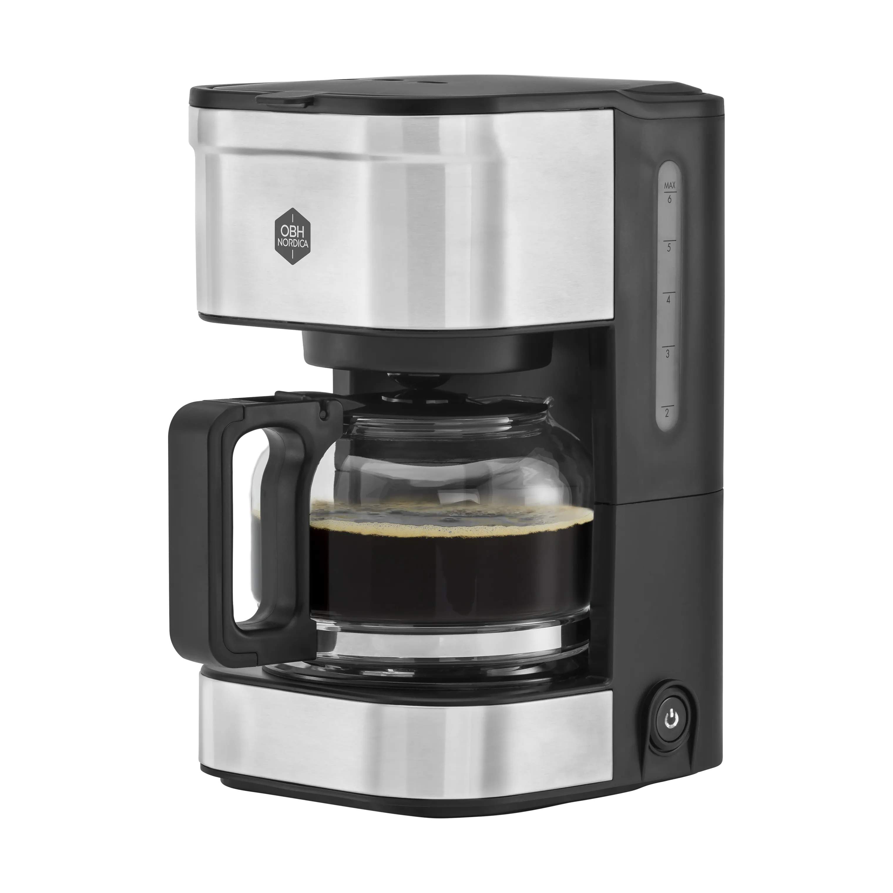 OBH Nordica Kaffemaskiner Coffee Prio Kaffemaskine i Sølvfarvet, 7