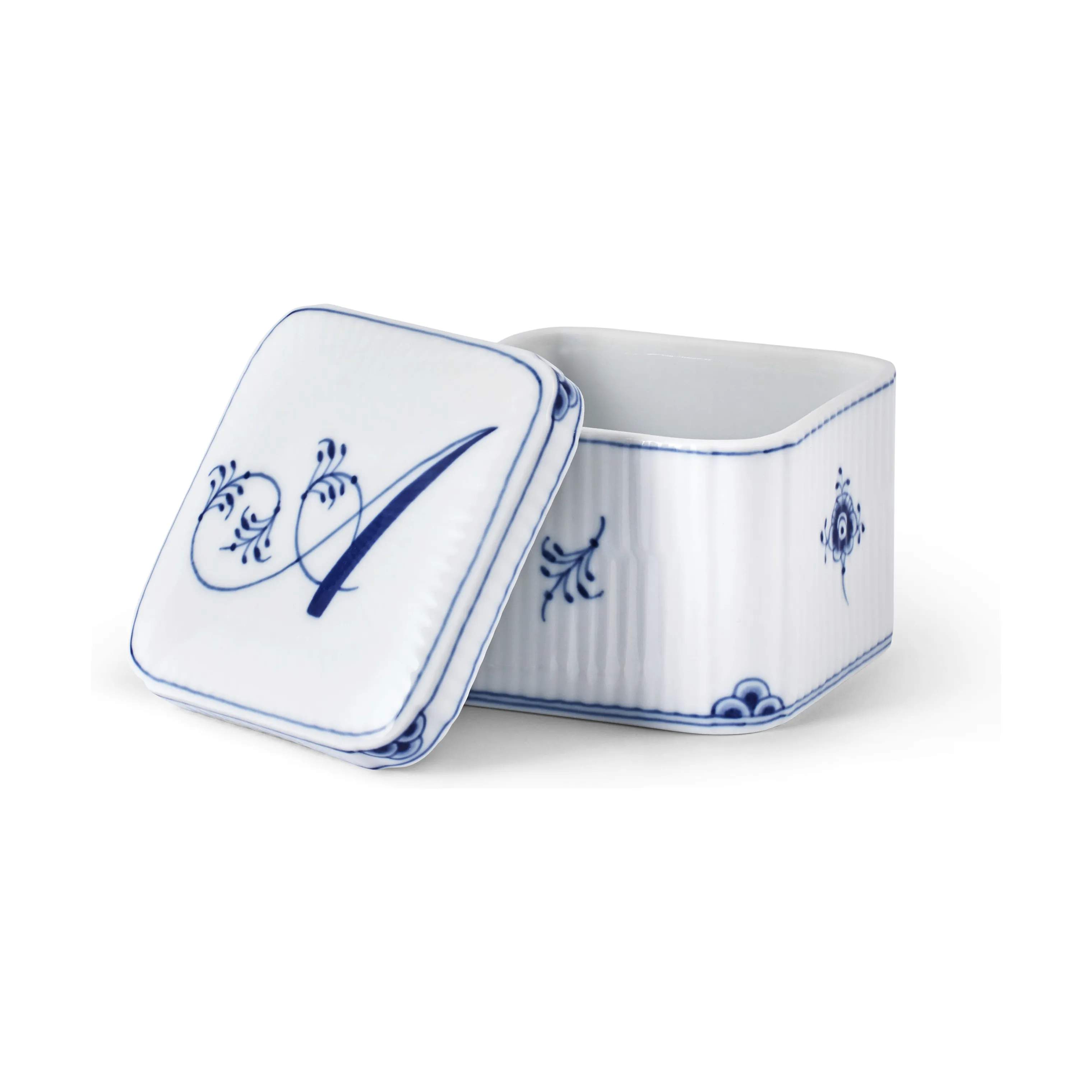 Alfabet Bonbonniere - A, hvid, large