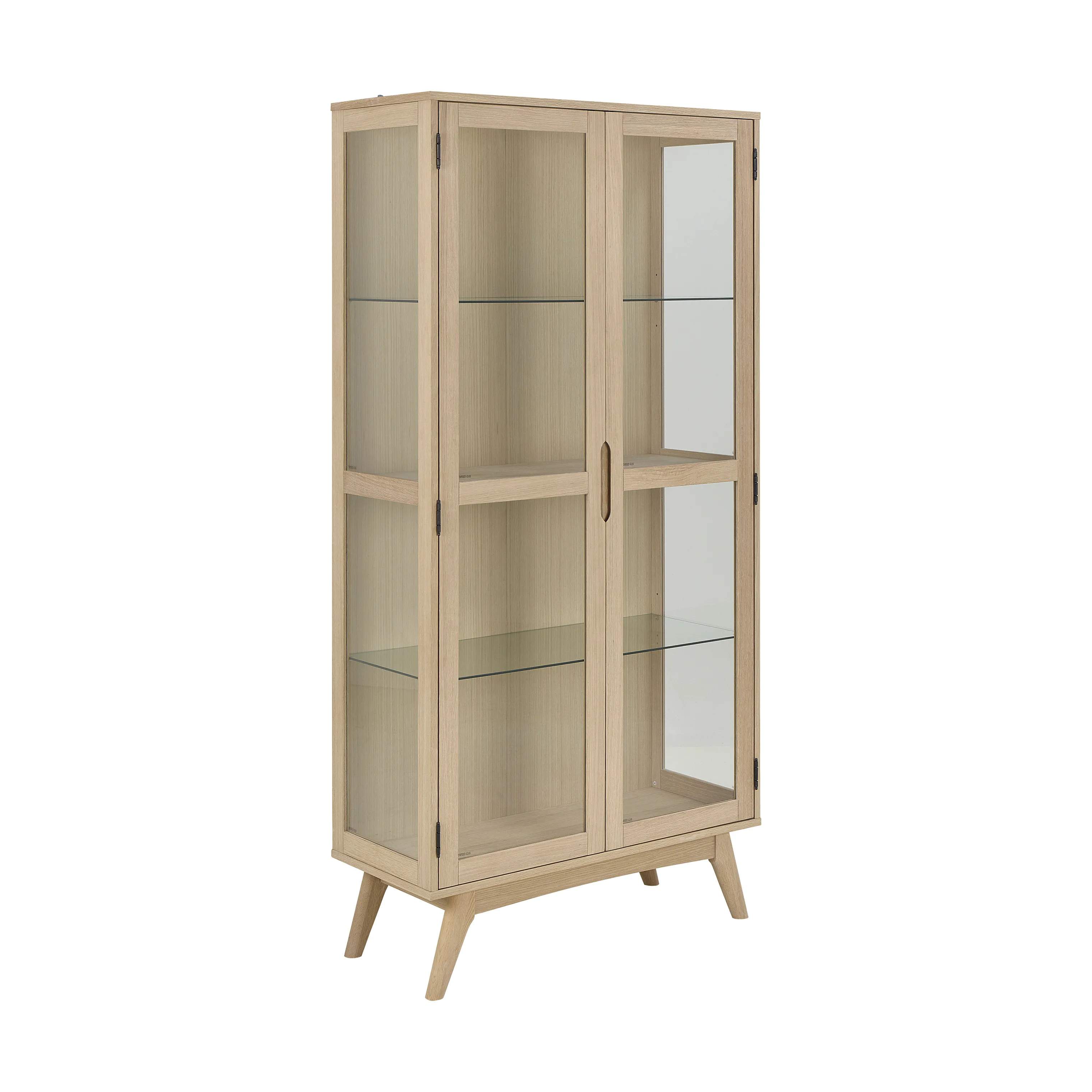 CASA Living Skabe Marte Vitrineskab i H192 x B94 cm, 6