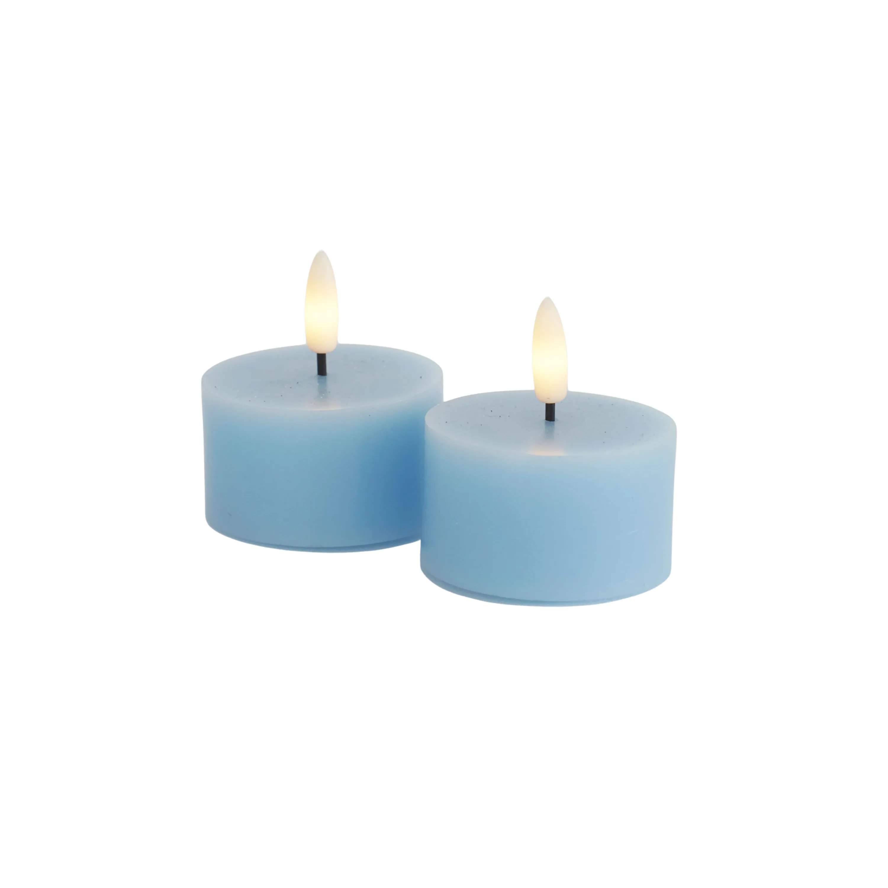 Sirius LED-lys Sille LED Fyrfadslys - 2 stk. i Blue Sky, 3,4 cm, 1