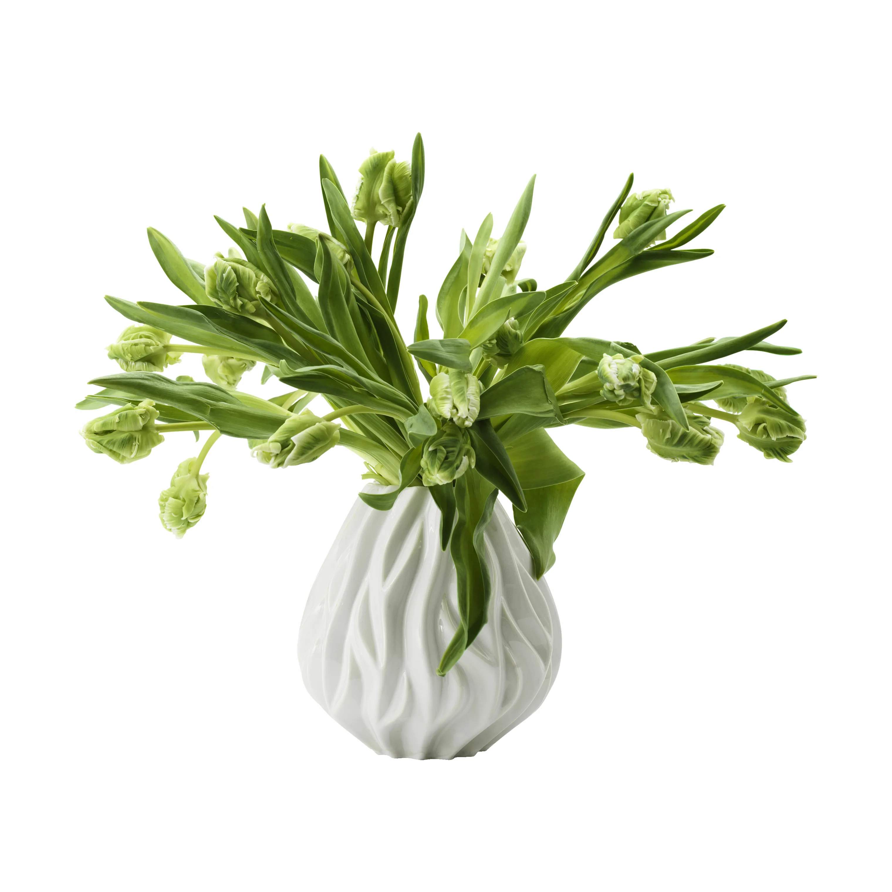 Morsø Vaser Flame Vase i Hvid, 19 cm, 3